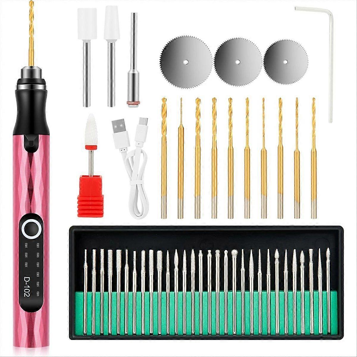 Electric Engraving Pen with USB-C Charging, 3-Speed Settings, Overload Protection,for Wood, Metal,