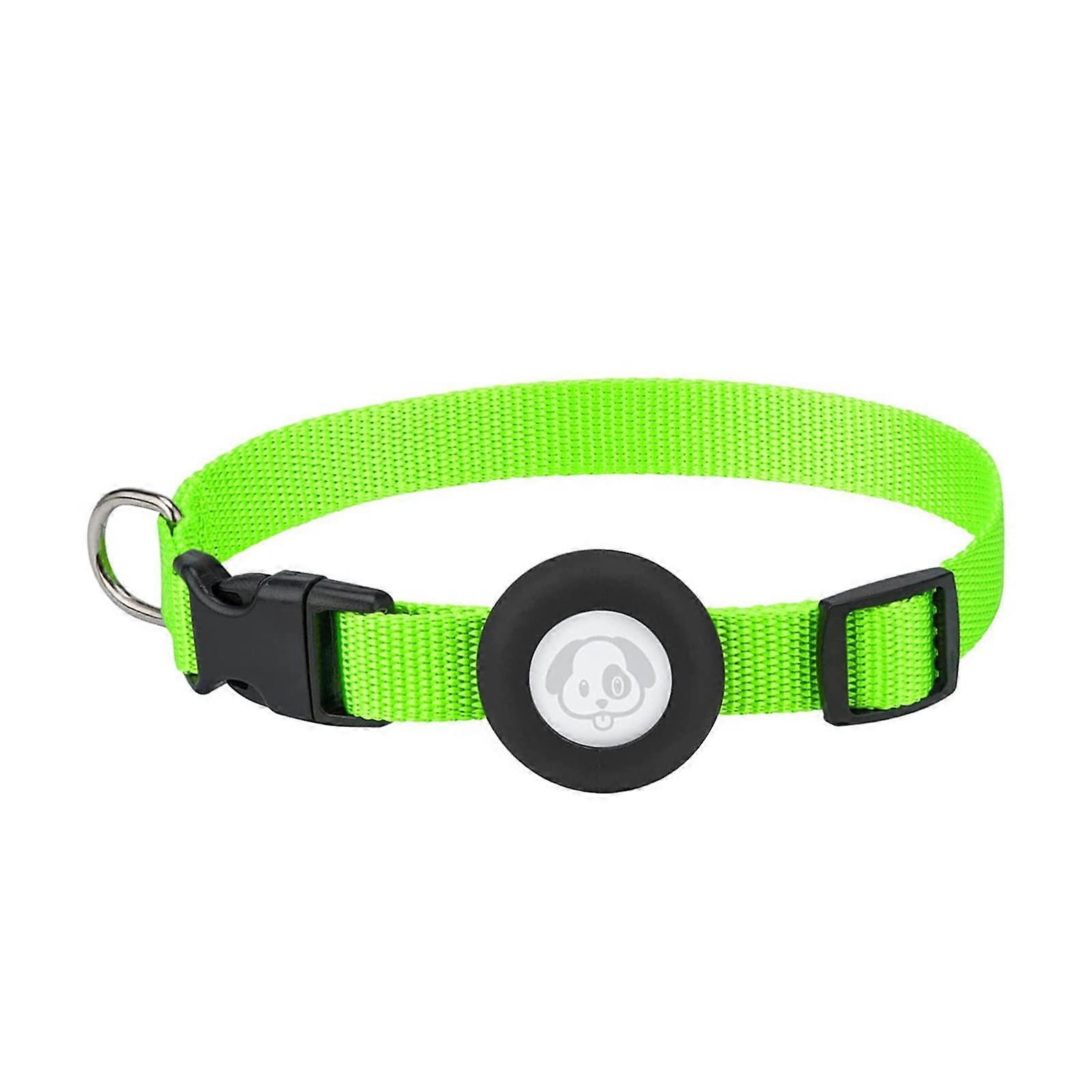 Chihuahua Collar Locator Protective Holder For Small Dogs Compatible With Pet Tracking Collars Size M Fluorescent Green
