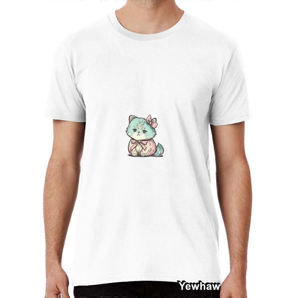 Χαριτωμένο μπλουζάκι γάτας γατάκι κατοικίδιο ζώο meme ζώο