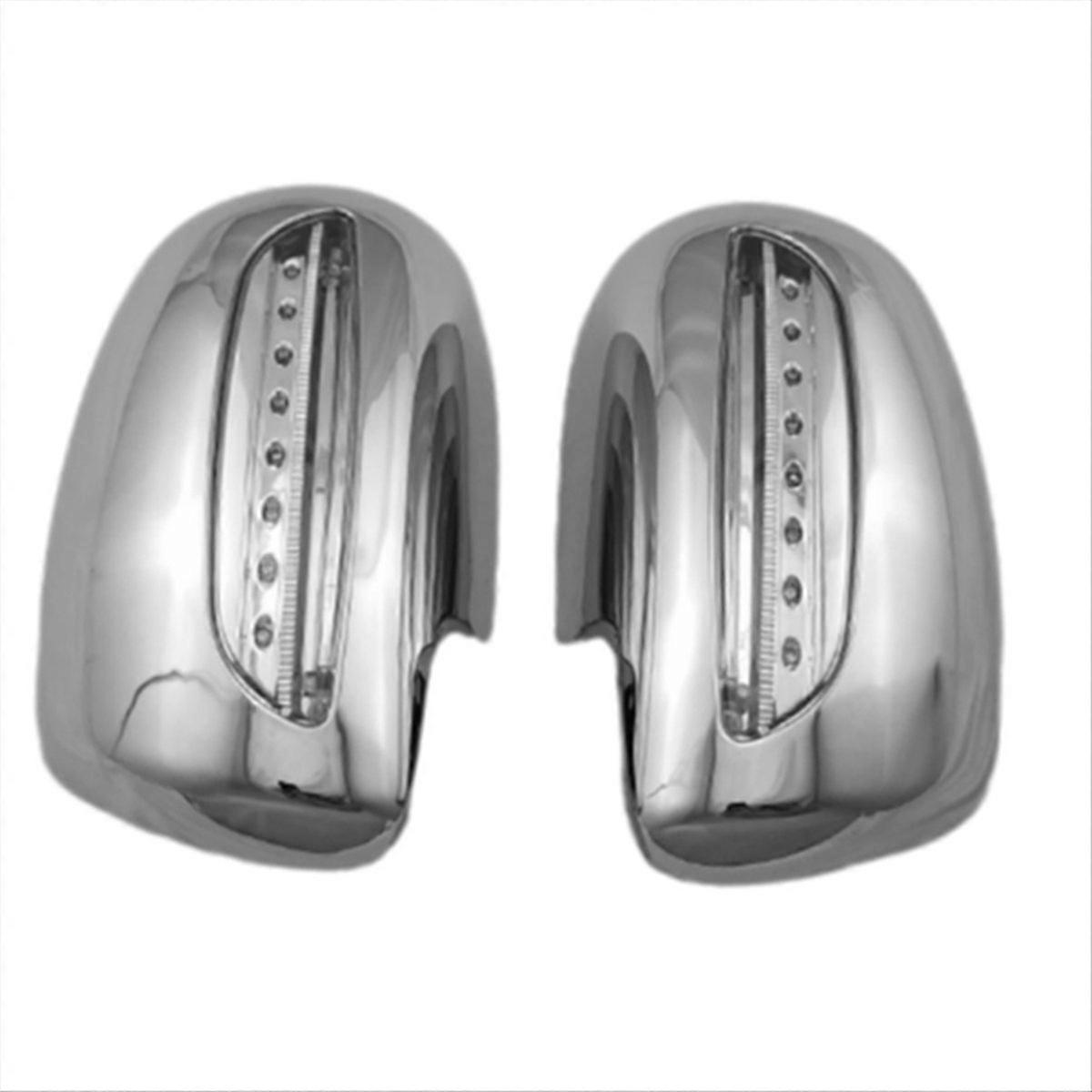 Car Reversing Mirror Shell With LED Turn Signal Lights for 