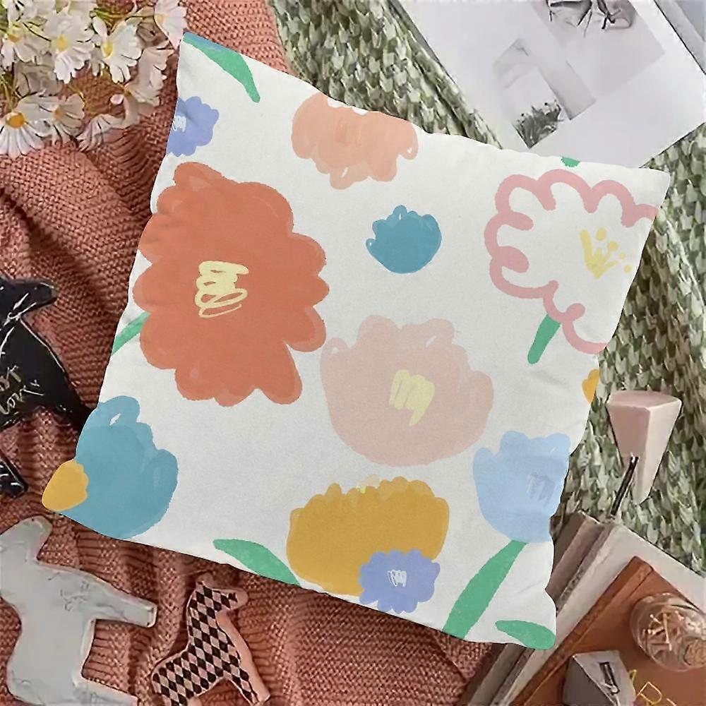 v63油絵の花のクッションカバースロー枕カバーソファの家の装飾クッションgg63のための装飾的な豪華な装飾枕