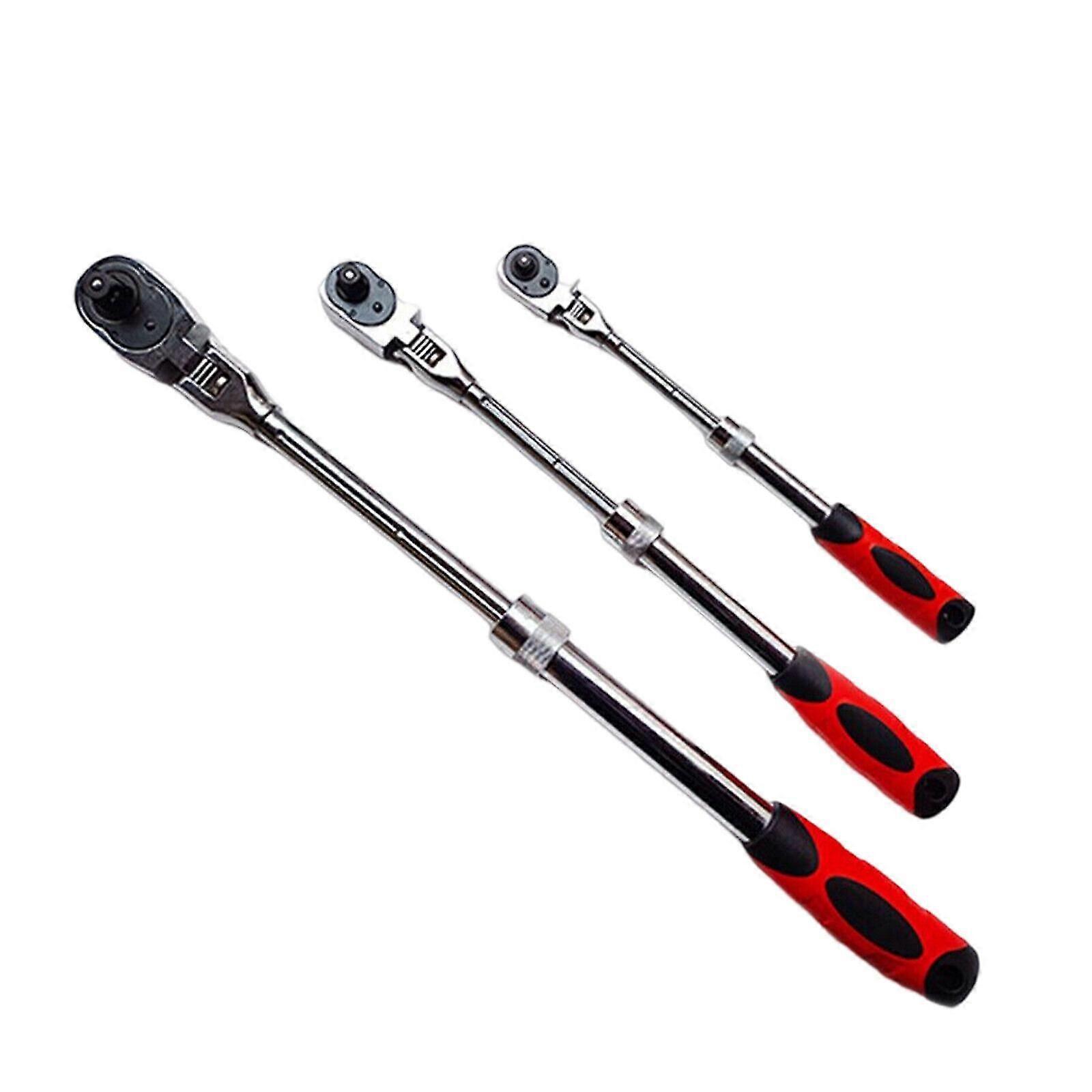 1/2'' Flex Head Socket Ratchet Wrench Extendable Ratchet Auto Repair Kit