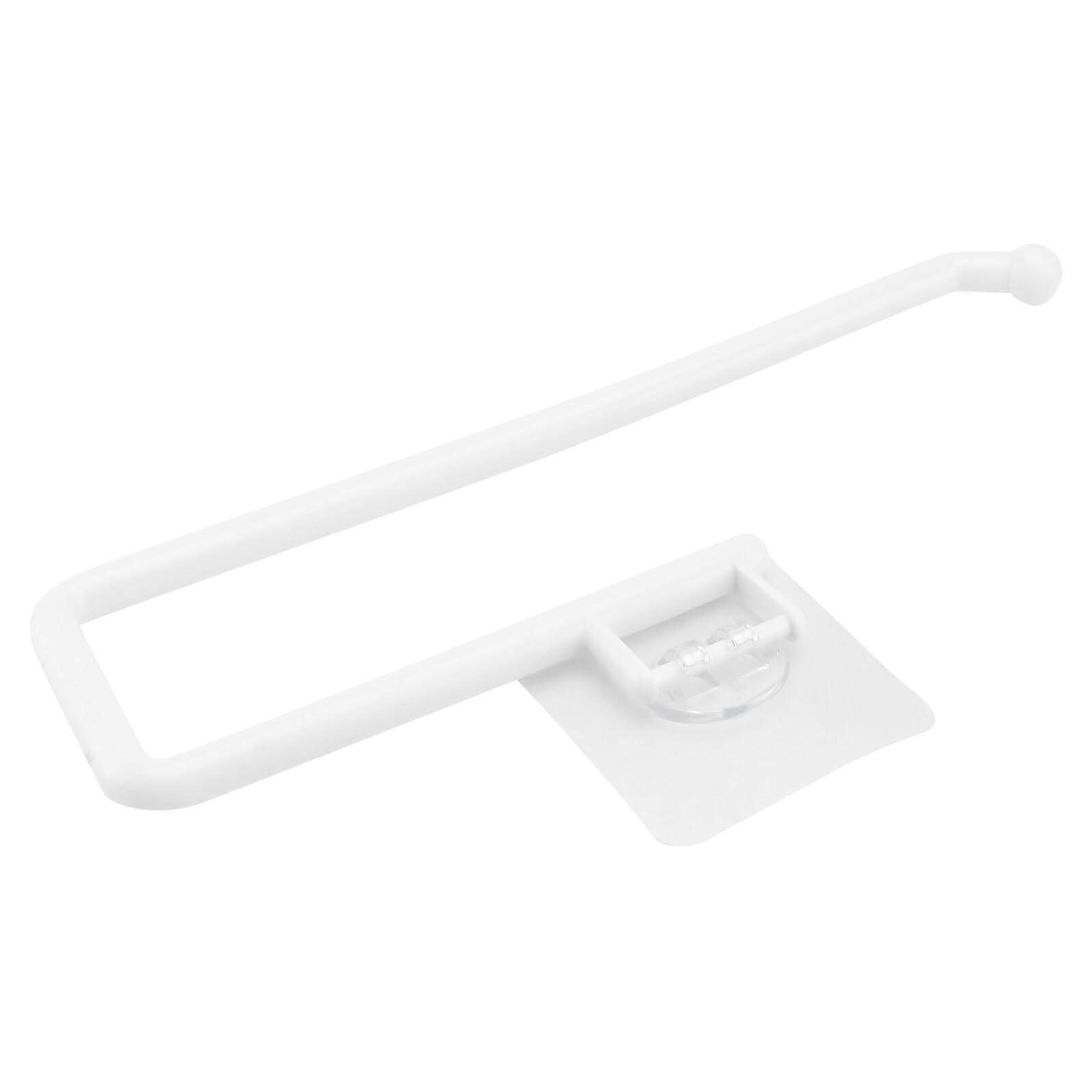 Wallmounted Multipurpose Roll Paper Holder White Spacesaving Toilet Paper Rack For Bathroom Easy Installation