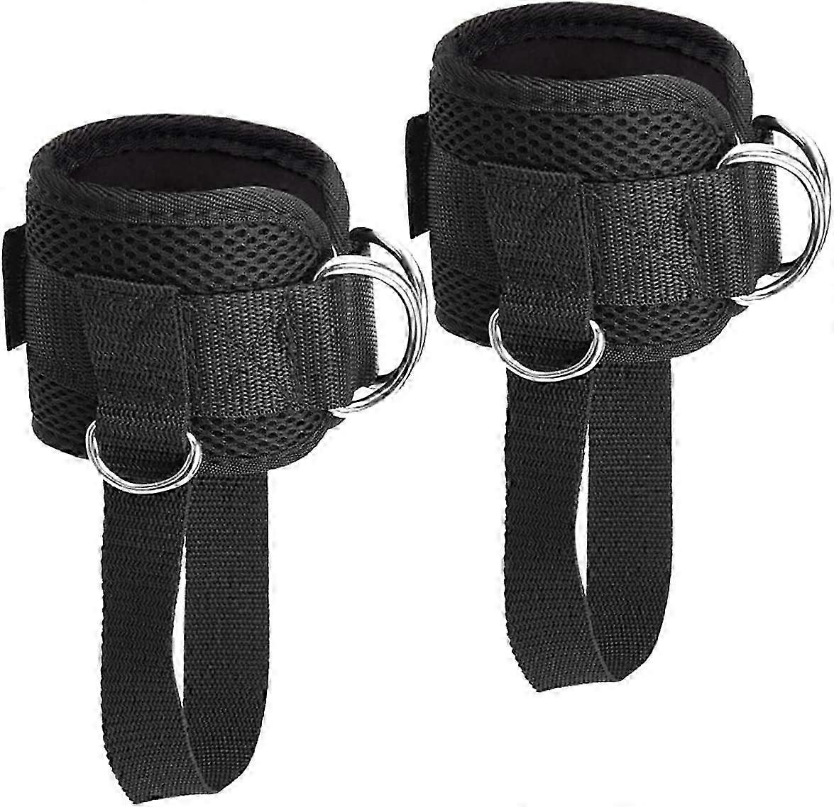 2025 Ankle Strap for Cable Machine, 1 Pair Ankle Bands for Working Out Ankle Cuffs for Cable Machine, Adjustable Cable Kickback Ankle Strap