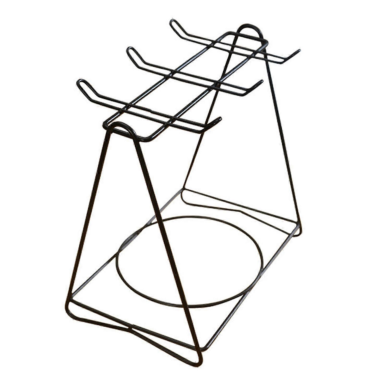 Monikäyttöinen musta kolmio kahvikupin säilytysteline kannettava lisävaruste kotikeittiötarvikkeille ja taukotiloihin monivärinen