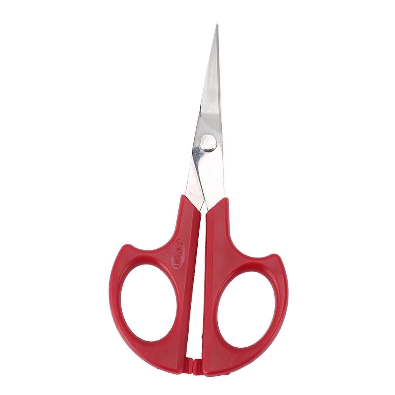 6pcs Embroidery Scissors Stainless Steel Comfortable Handle Crafting Threading Scissors for School 1673 5.3 X 1.9in