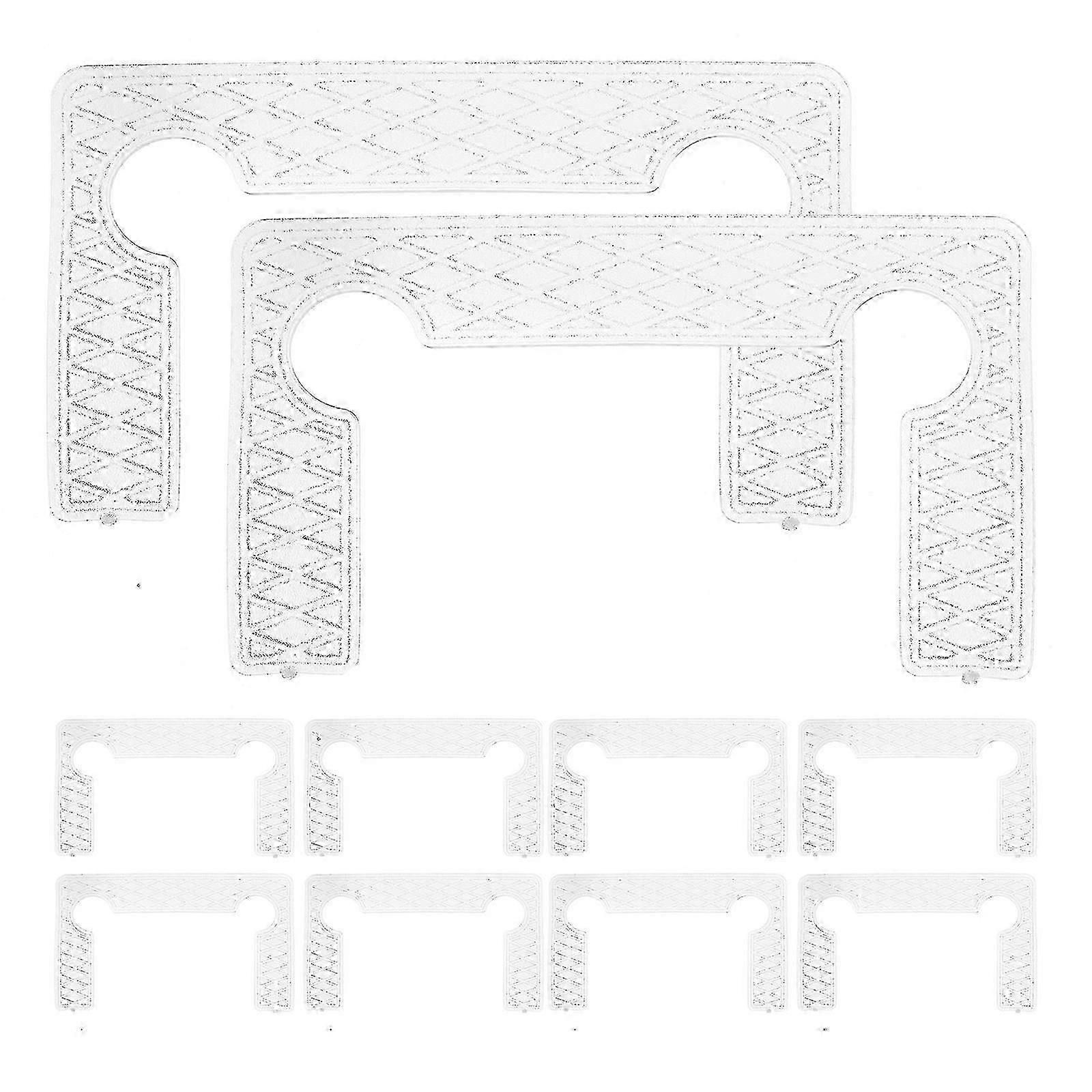 40pcsガスケット交換キットヒンジ用ガラスドアシャワードアヒンジパーツ用ゴムパッド