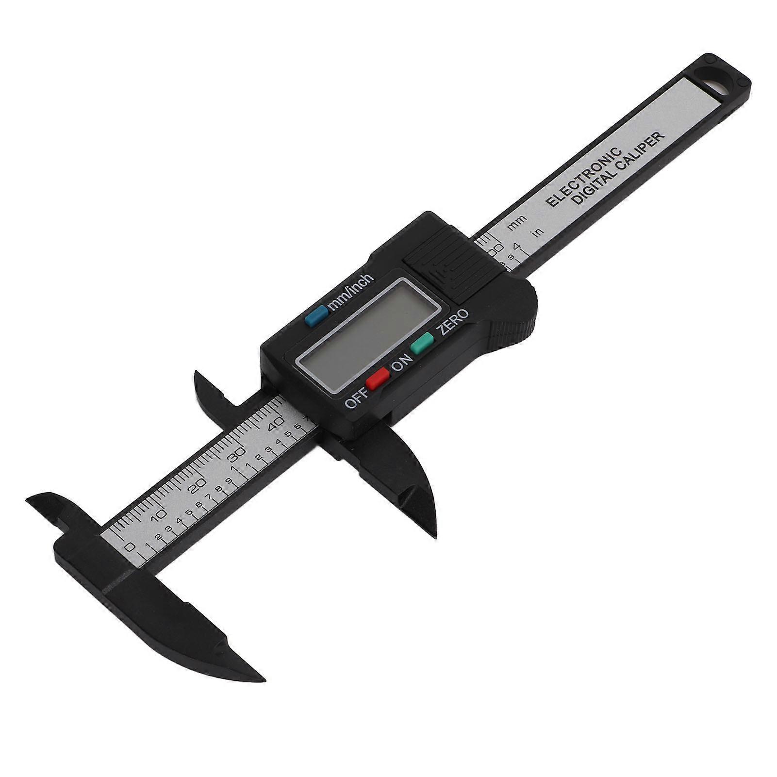 Digital Caliper Mini LED 0‑100mm Plastic Lightweight Portable Easy Convenient Durable Caliper Measuring Tool
