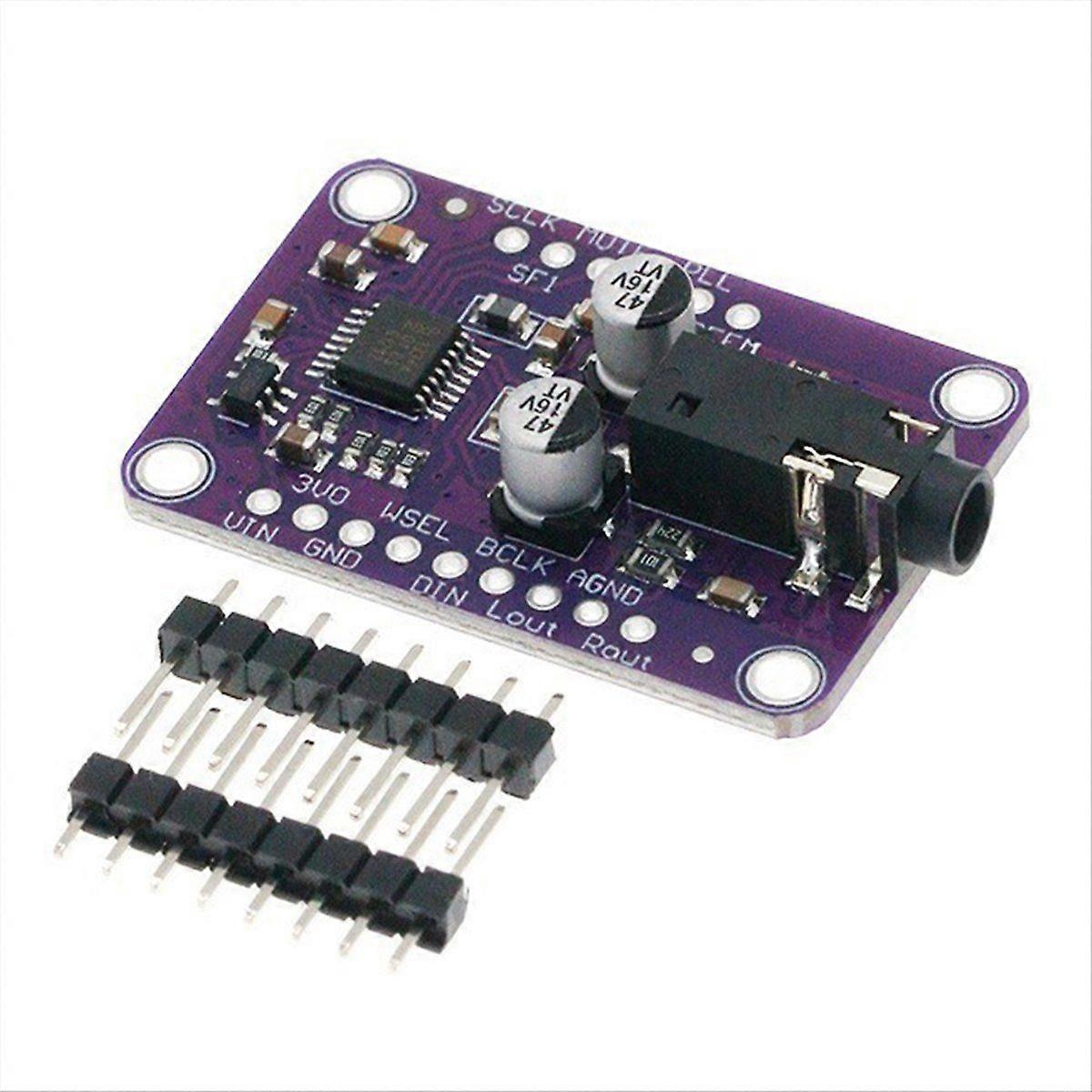 I2S Stereo Module (UDA1334A): 3.3V-5V Audio Decoder Compatible with for
