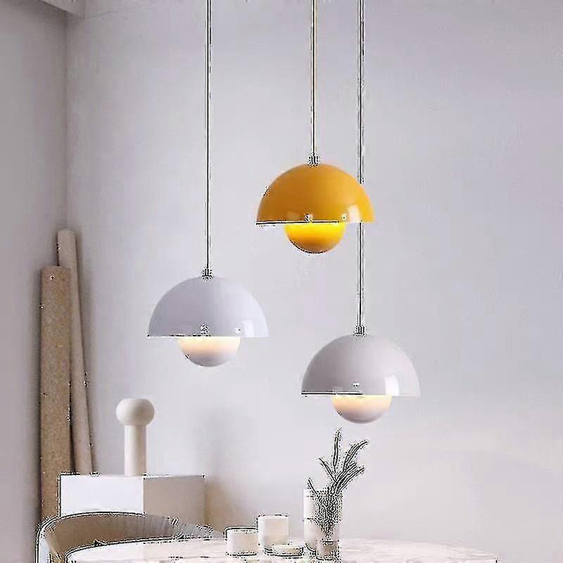 Lampe suspendue en forme de pot de fleurs moderne, luminaire semi-circulaire, idéal pour un restaurant, un salon, un bar ou une cuisine, nouveauté 2024