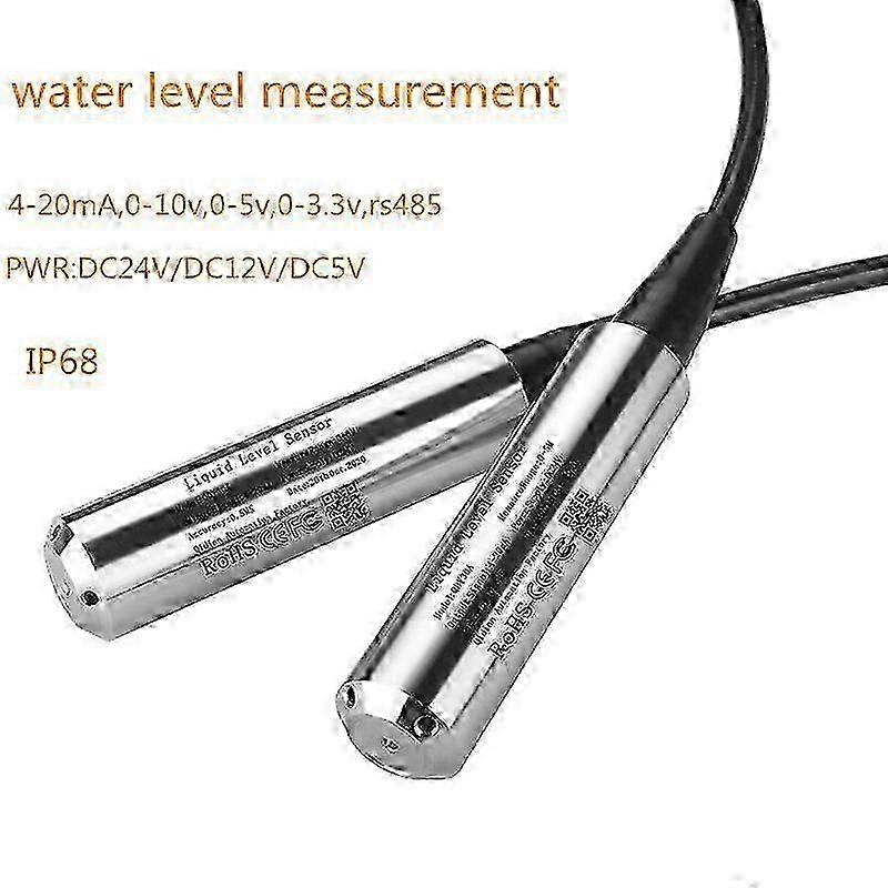 Hydrostatic water Pressure Level probe 4-20ma 0-3.3v signal output liquid level transmitter
