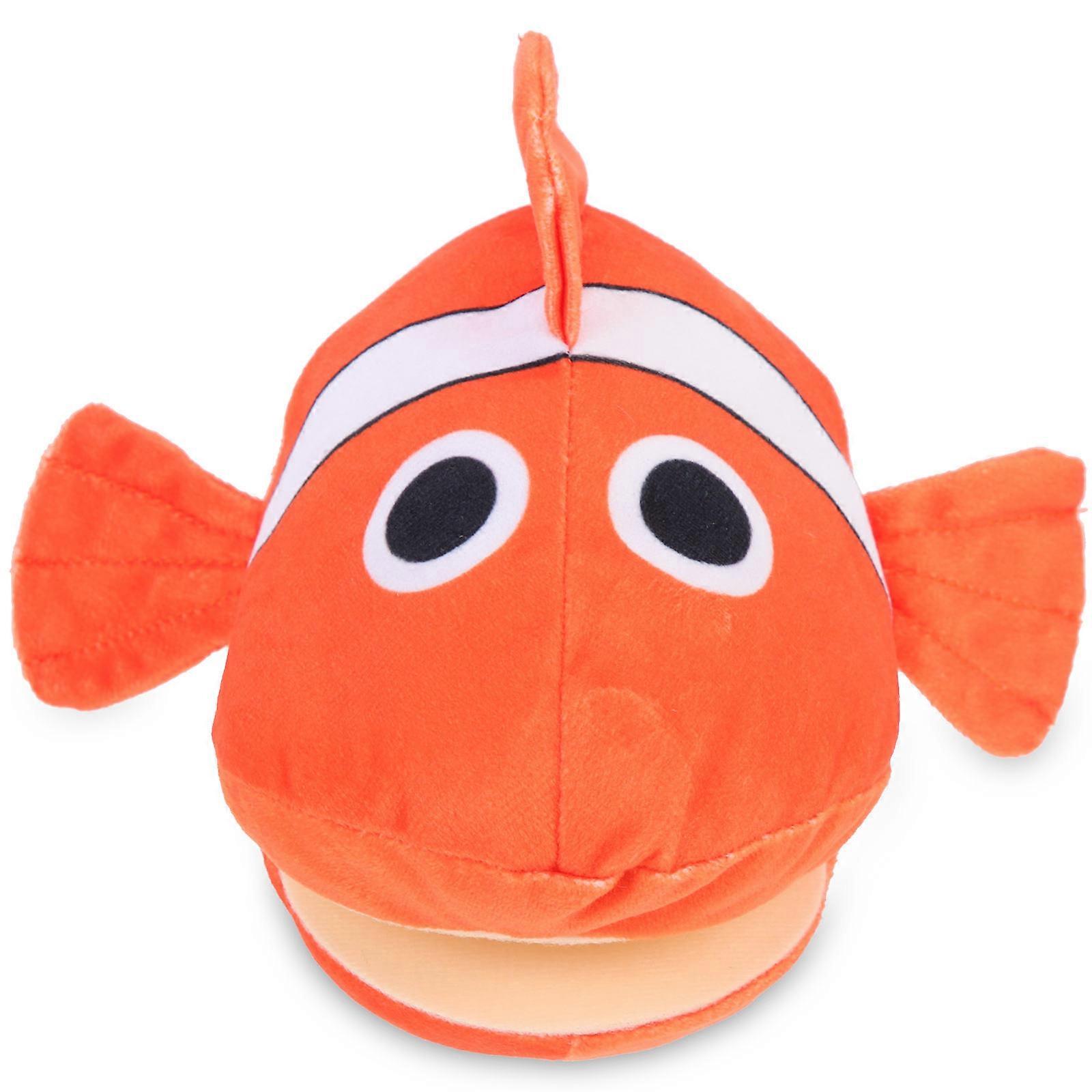 Interactive Hand Puppet for Children Clownfish Shape Designed for Storytelling and Bedtime Stories 10.2X7.9X4.3in Enhance Vocabulary 1Pack