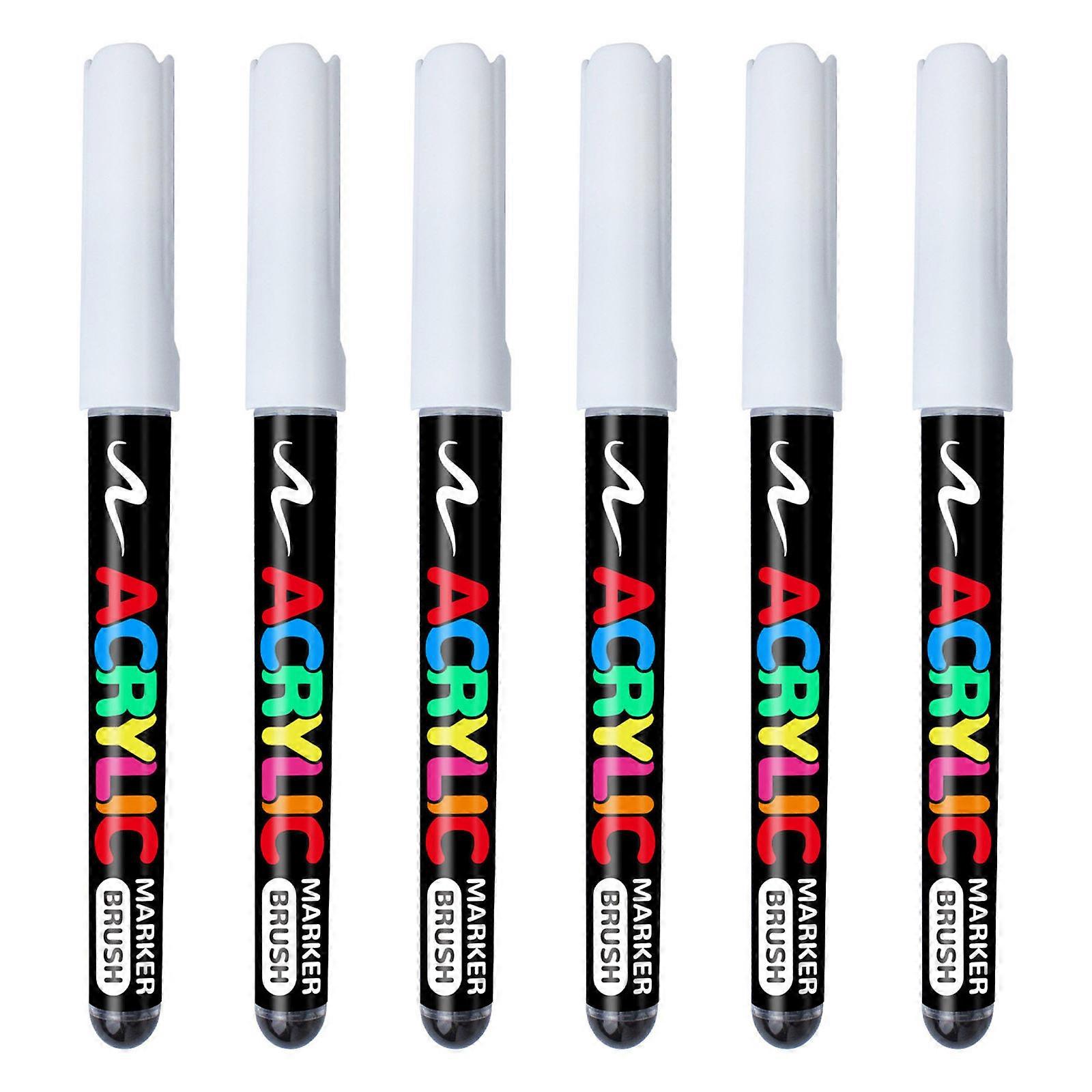 Non Toxic White Ink Marker Quick Dry Design Accuracy Tip Perfect For Sketching And DIY Creations Multicolor