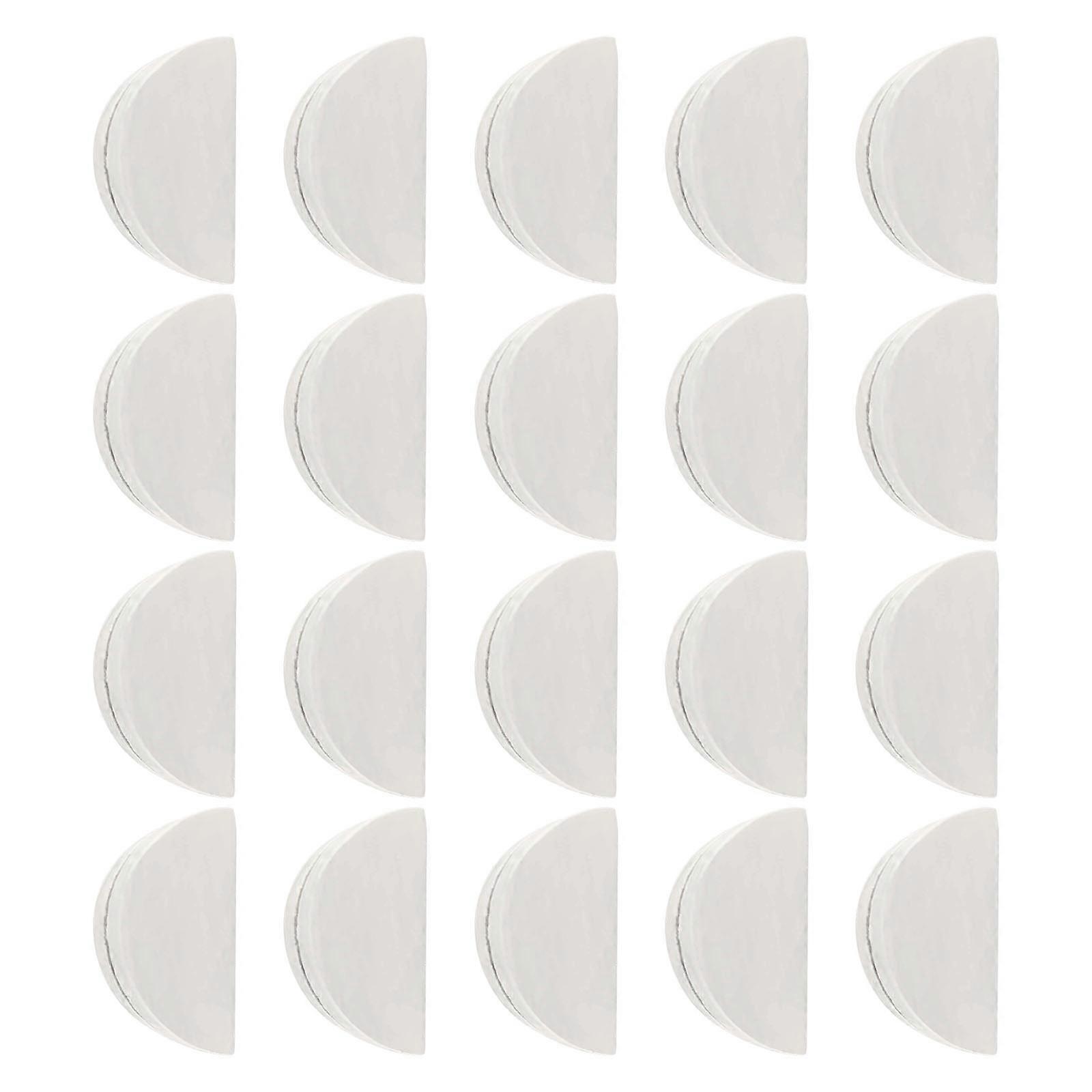 Durable Wooden Photo Card Holders Semi Circular Shape For Name Labels Menus Weddings Delicate Tabletop Display Shelf 1.6 Inch  White