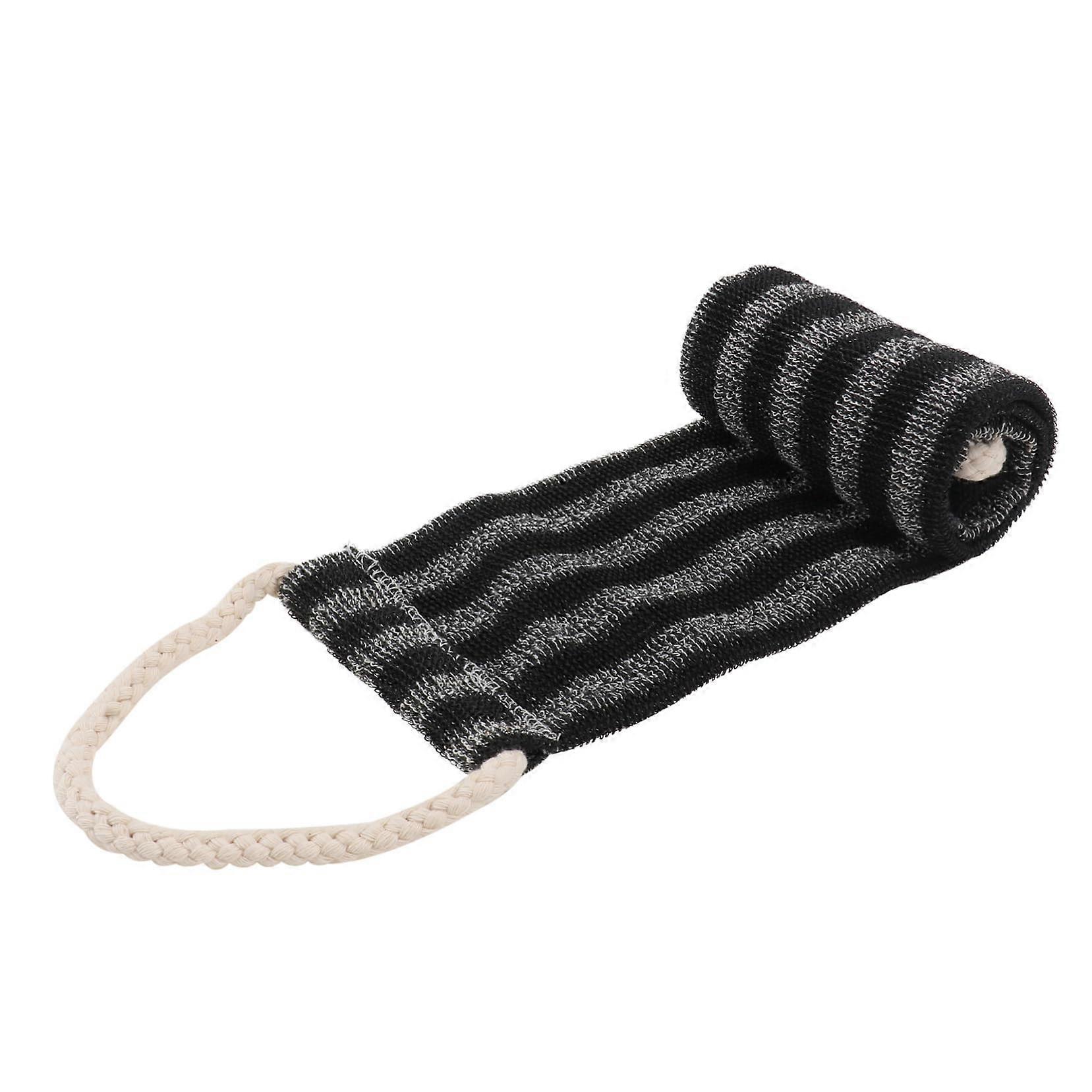 Extra Long Body Scrub Towel for Deep Cleaning Soft Material Shower Towel with Hanging Rope for Home and Dorm Use