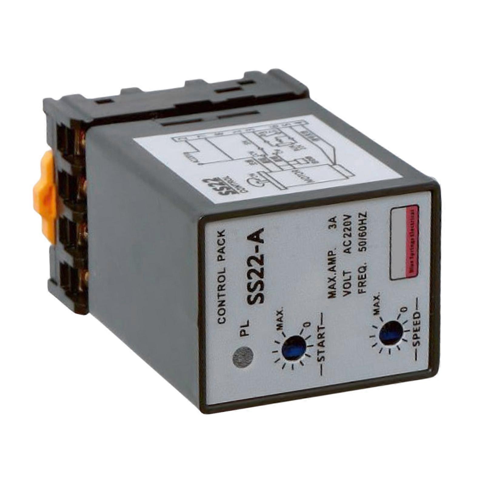 מנוע אסינכרוני חד פאזי בקר מהירות אלקטרוני SS22 התקנה נפרדת בקרת אוטומציה מדויקת צבעונית