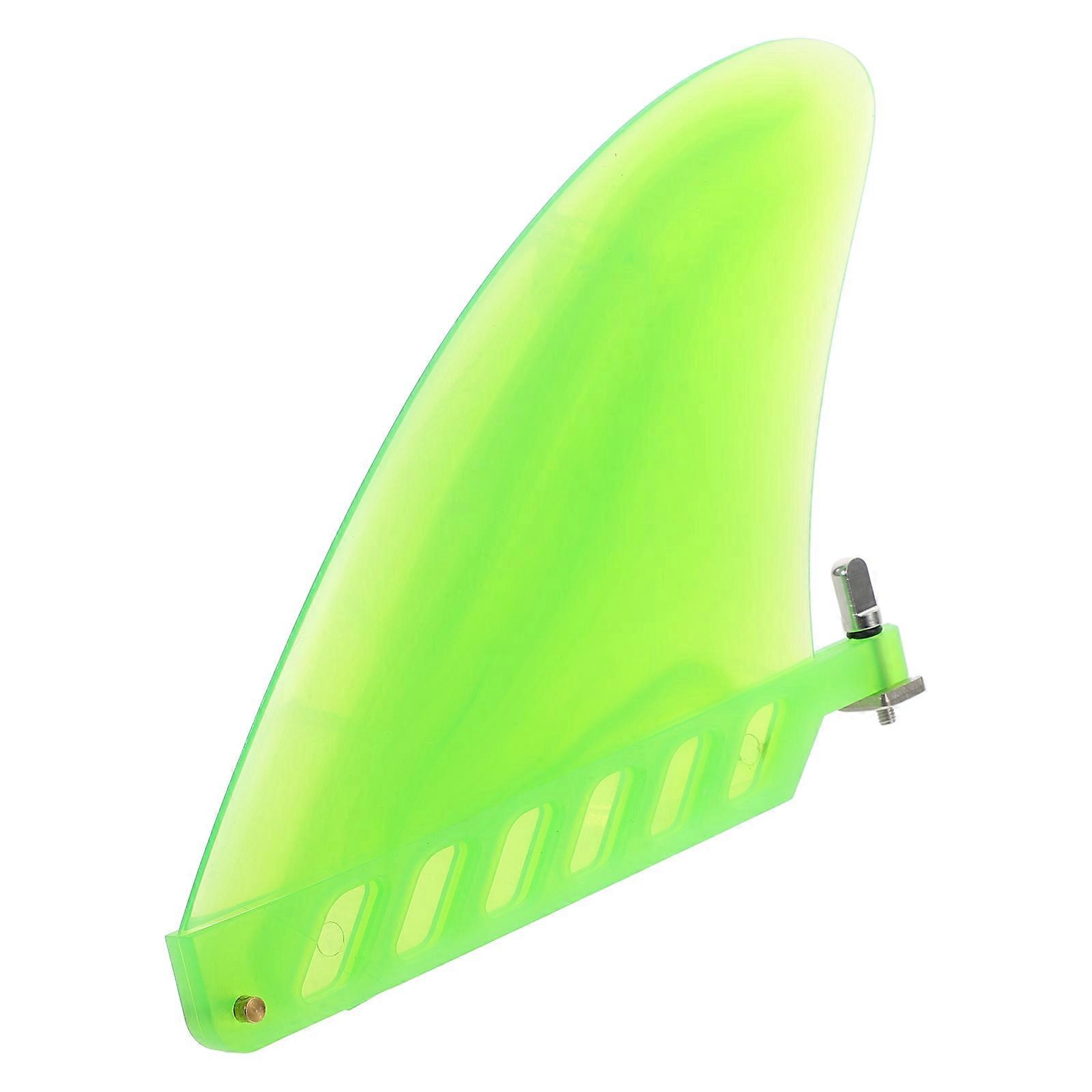 Paddle Board Tail Fin Replacement for Surfboard with Tpu Material Green