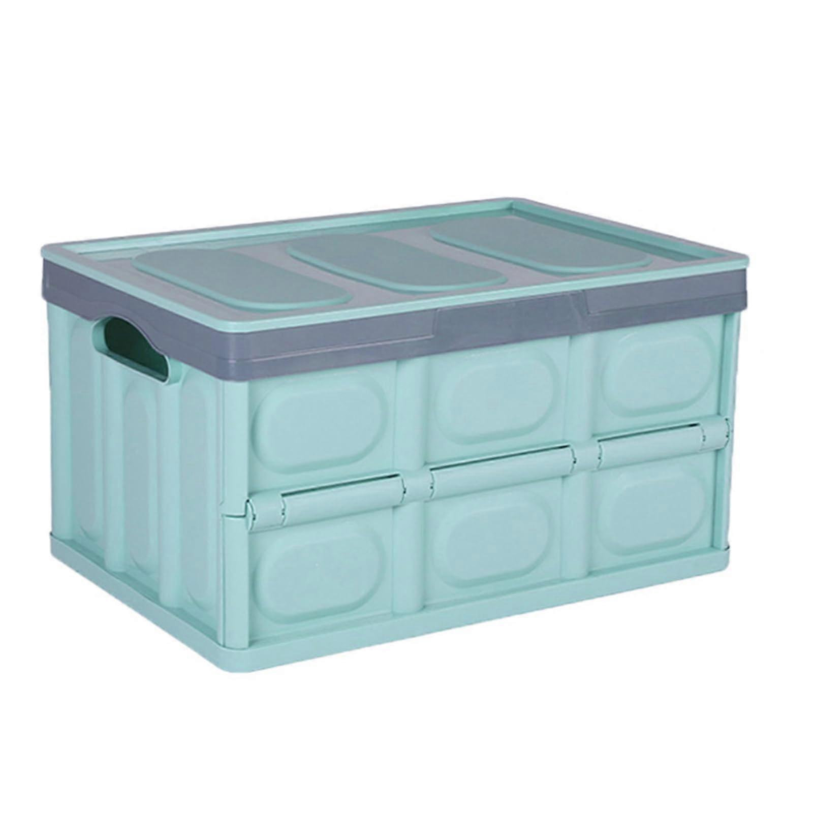 Collapsible Storage Box For Subaru Solterra 2026 53x36x29cm Foldable Car Boot Storage Bin SpaceSaving Organizer