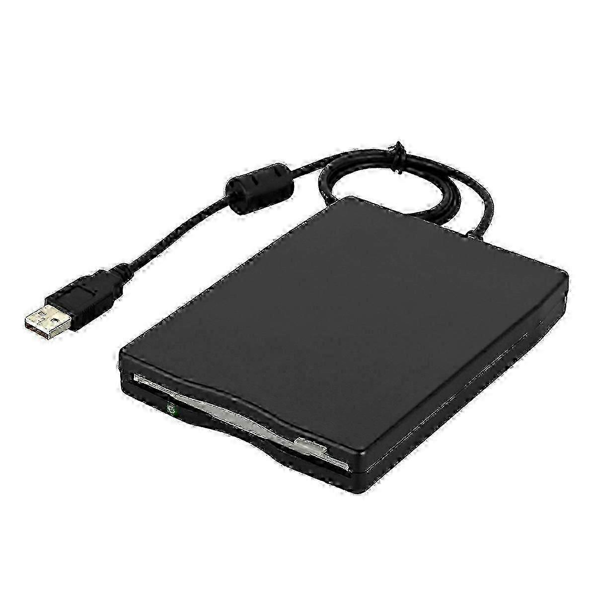 USB 2.0 Floppy Disk Drive Portable 3.5-Inch External Floppy Disk Reader and Ultra-Thin Desig for PC