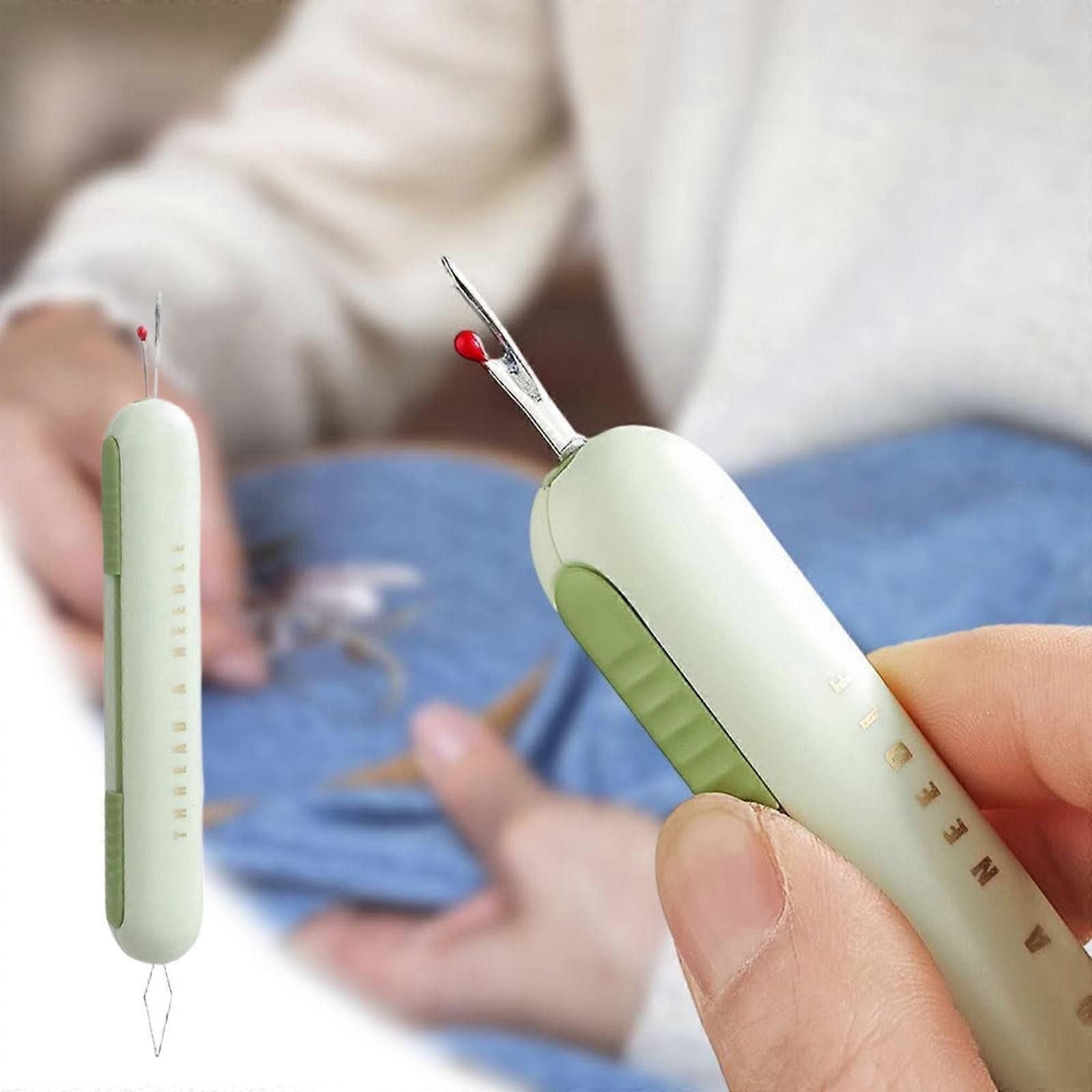 2024 New 2-in-1 Needle Threader & Seam Kit, Easy to Use Sewing Tool for Craft, Knitting, compatible with Sewing Needles