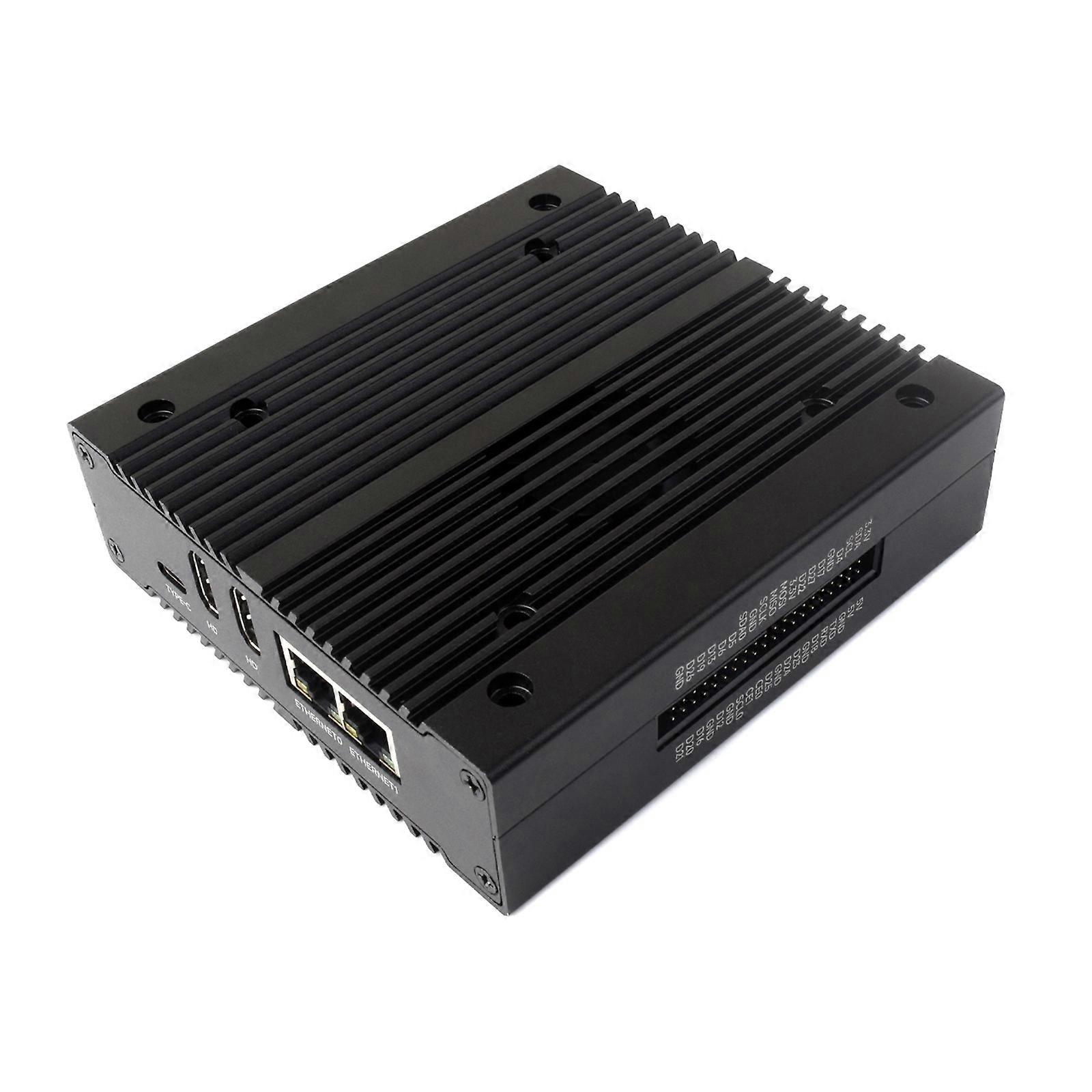 NAS Multifunctional Computer for CM4 Networking Storage M.2 M Key Slot NVME NAS Box for 2230 2242 2260 2280 Desktop Multicolor