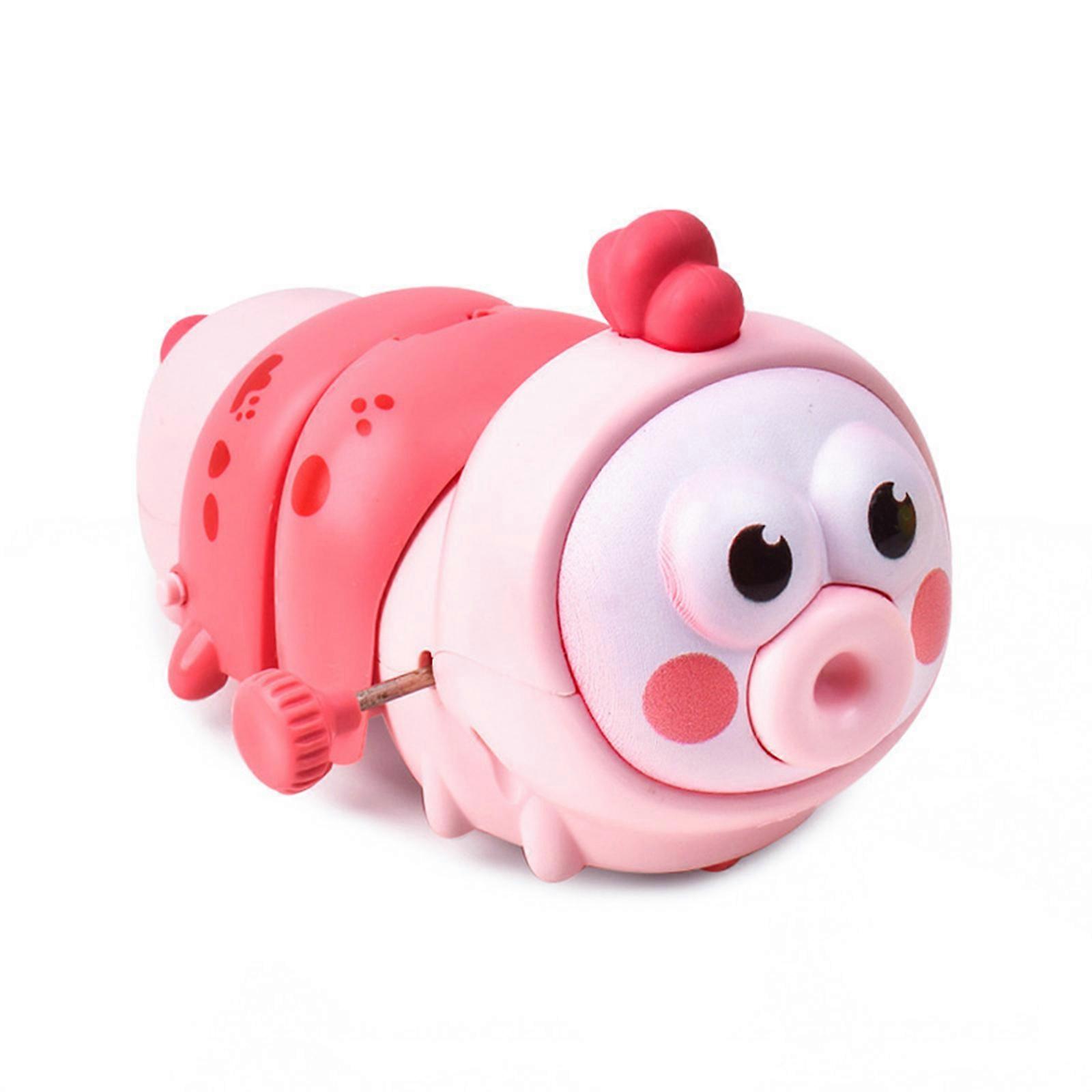 Educational Crawling Toy for Babies WindUp Caterpillars Toy for Infants Toddler Enhances Color Recognition Motor Skills  Pink