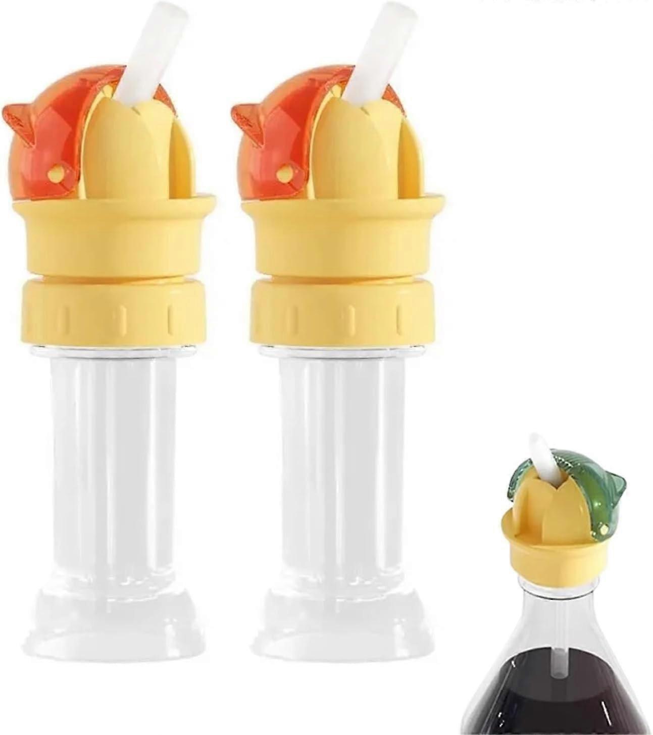 Reusable Water Bottle Straw Lid for Kids, Compatible with Various Bottles - Spout Adapter & Caps, BPA-Free Sip Cap