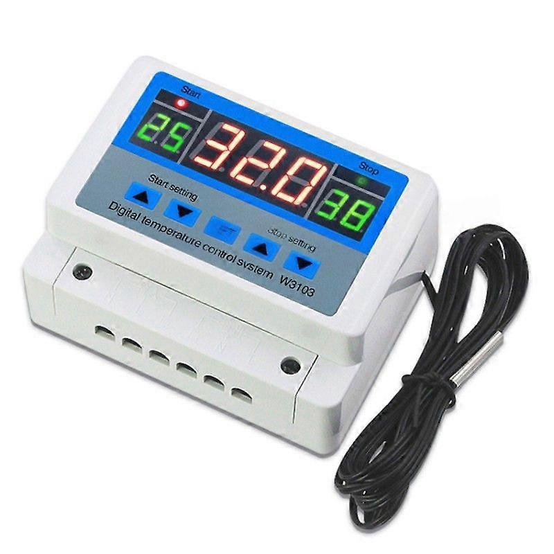 AC110V-220V Digital Thermostat 30A Temperature Controller Temperature Control Switch Wall Hanging M