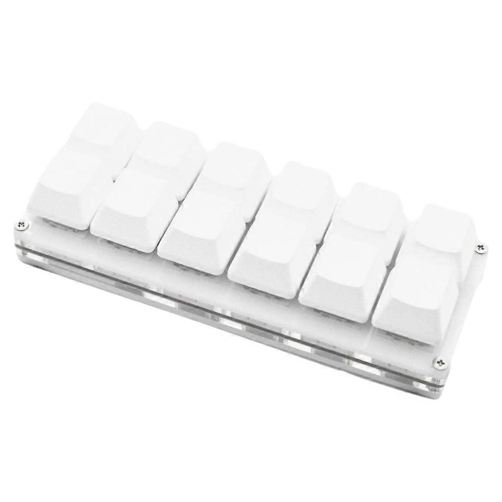 Custom 12 Key Macro Keyboard Programmable USB Plug Play Onboard Storage For Windows Linux Android
