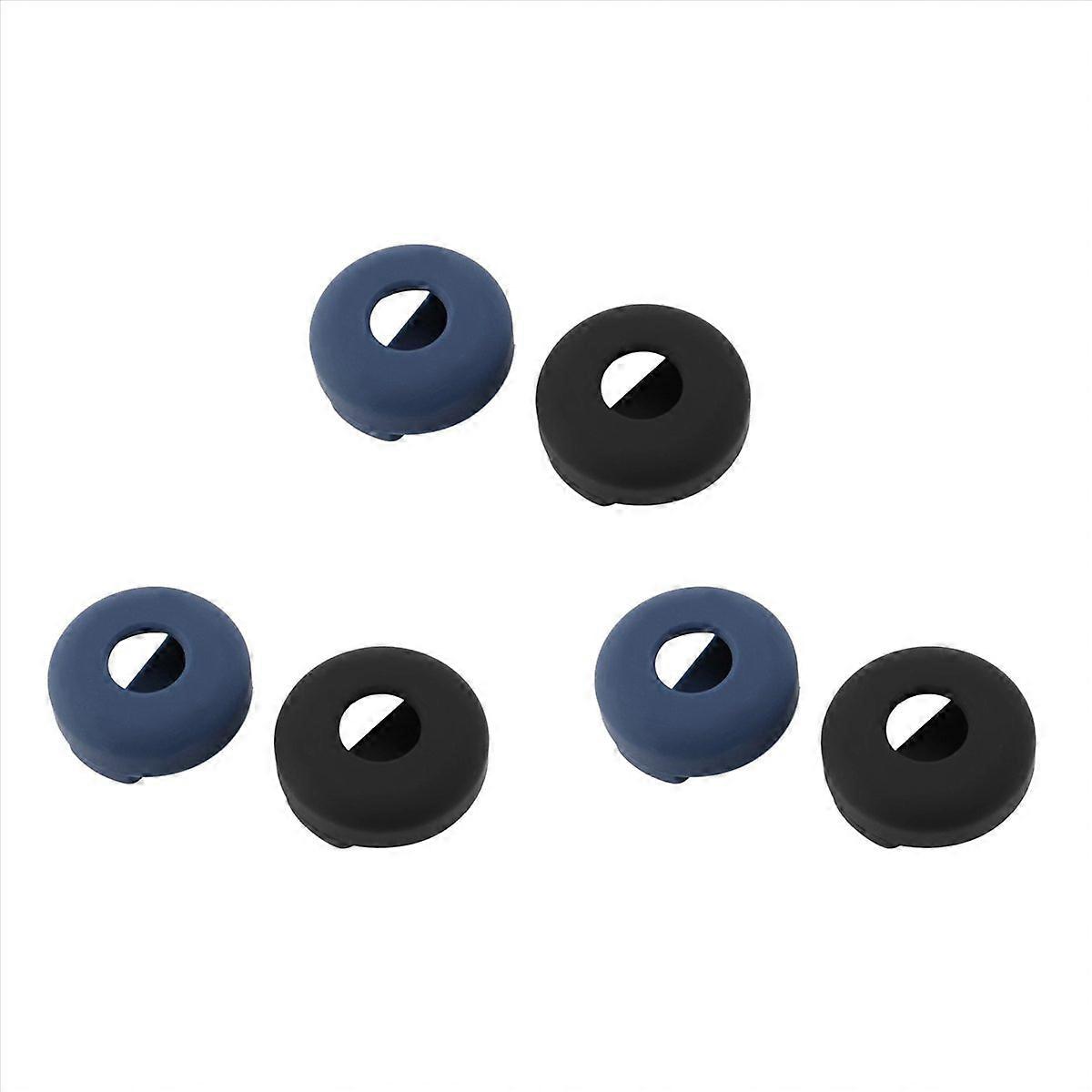 (2 Pack), Pet Collar Case for Airtags , Anti-Lost Black+Blue