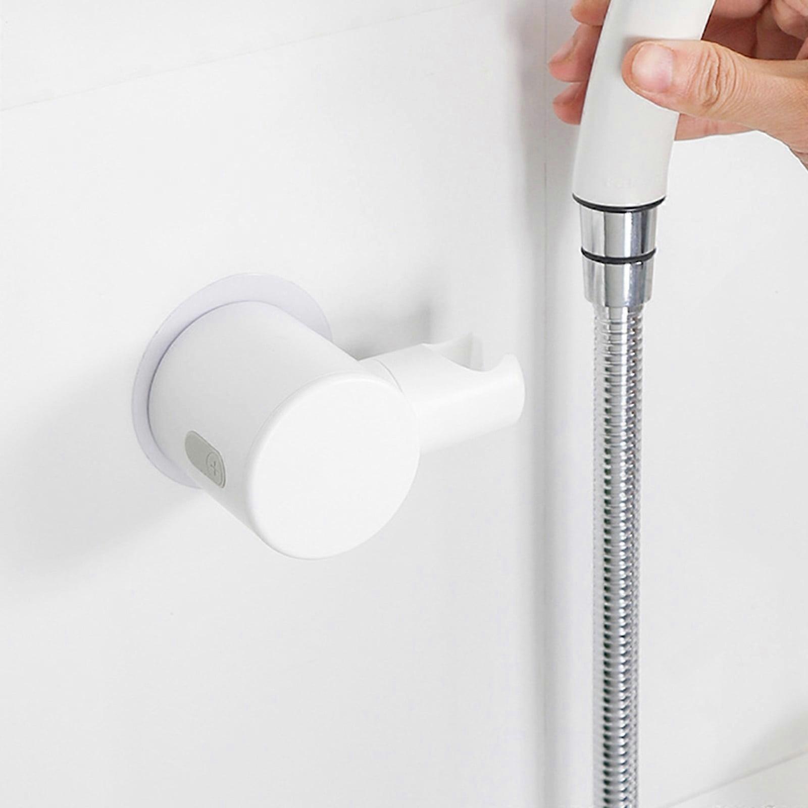 Txmfgh Non-Punching Shower Bracket compatible with most showerheads, Adjustable Angle & Stable Adsorption, Easy Install