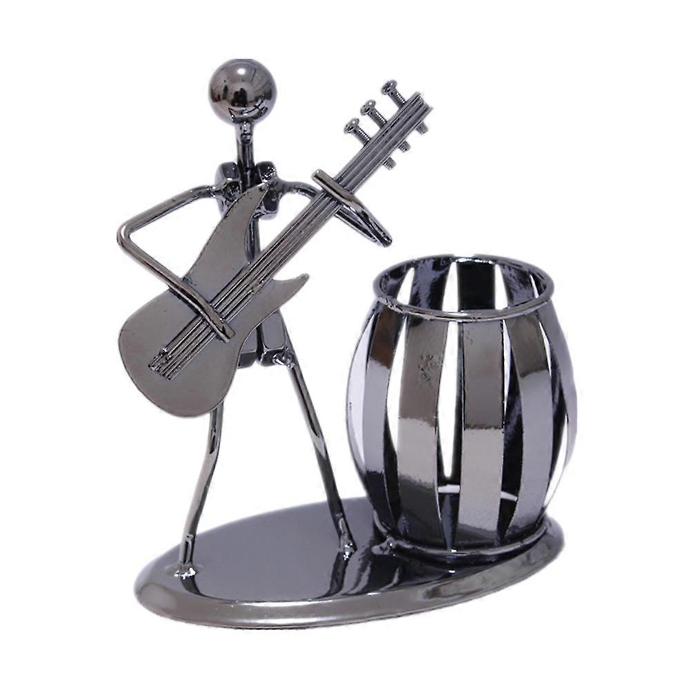 Iron Music Pen Container Holder for Student Gift Desktop 3Pcs