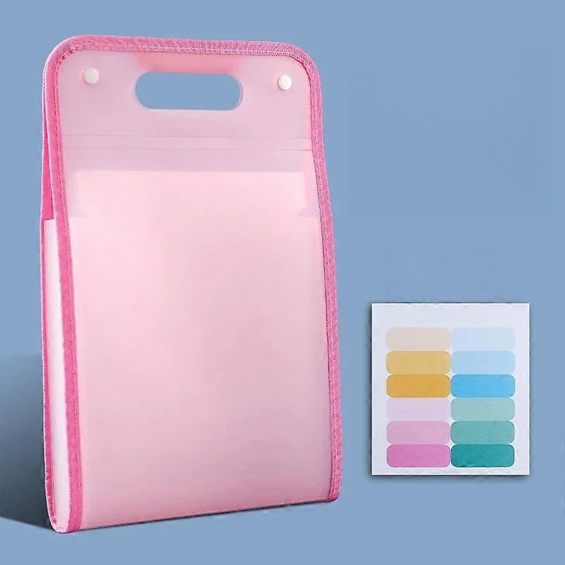 Expanding File Folder, Accordion File Organizer with 13 Pockets for A4/Letter Sized Paper, Accordion Folder with Labels