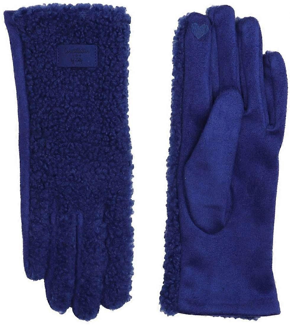 Zelly Constellation Teddy Gloves - Royal Blue