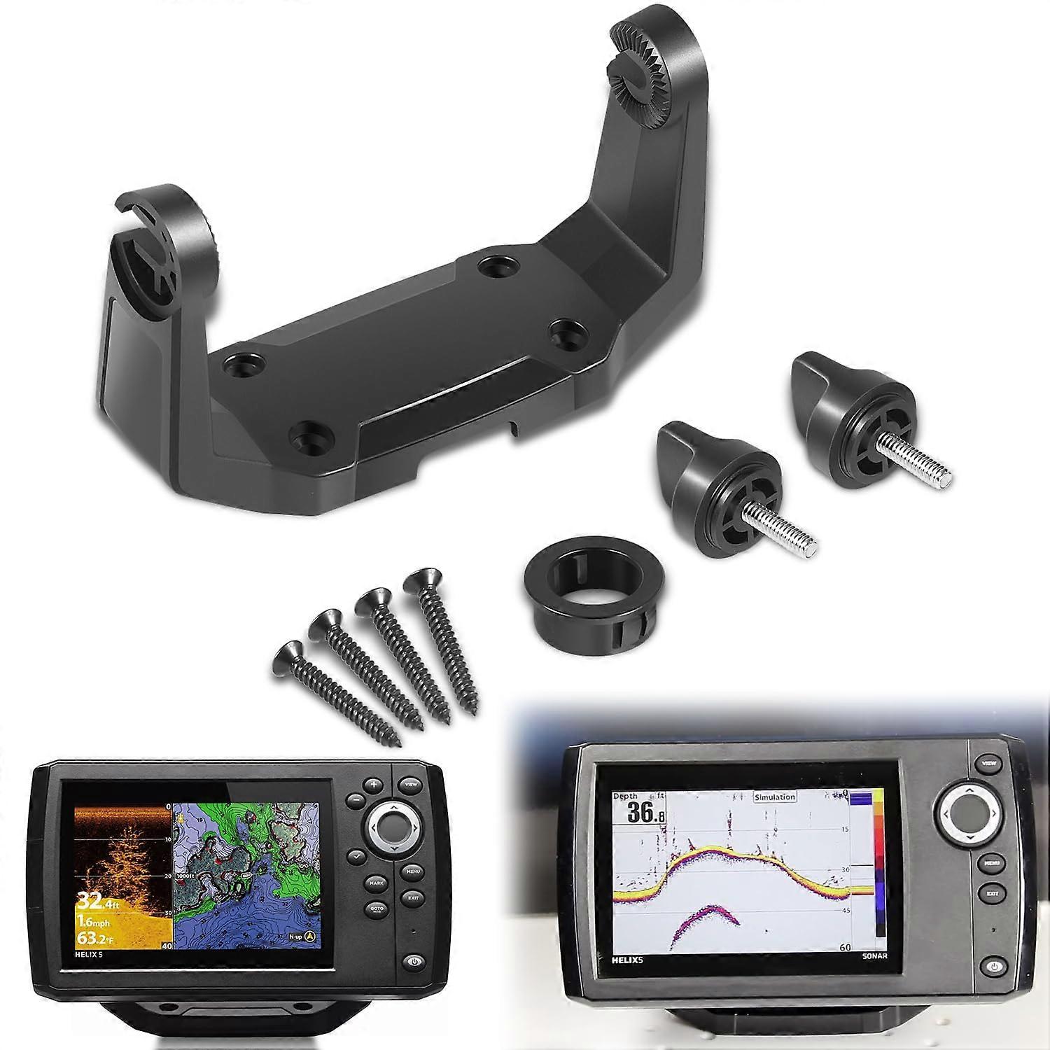 Mount Replacement Gimbal Bracket with Adjustable Angle and MarineGrade Durability for Humminbird Helix 5