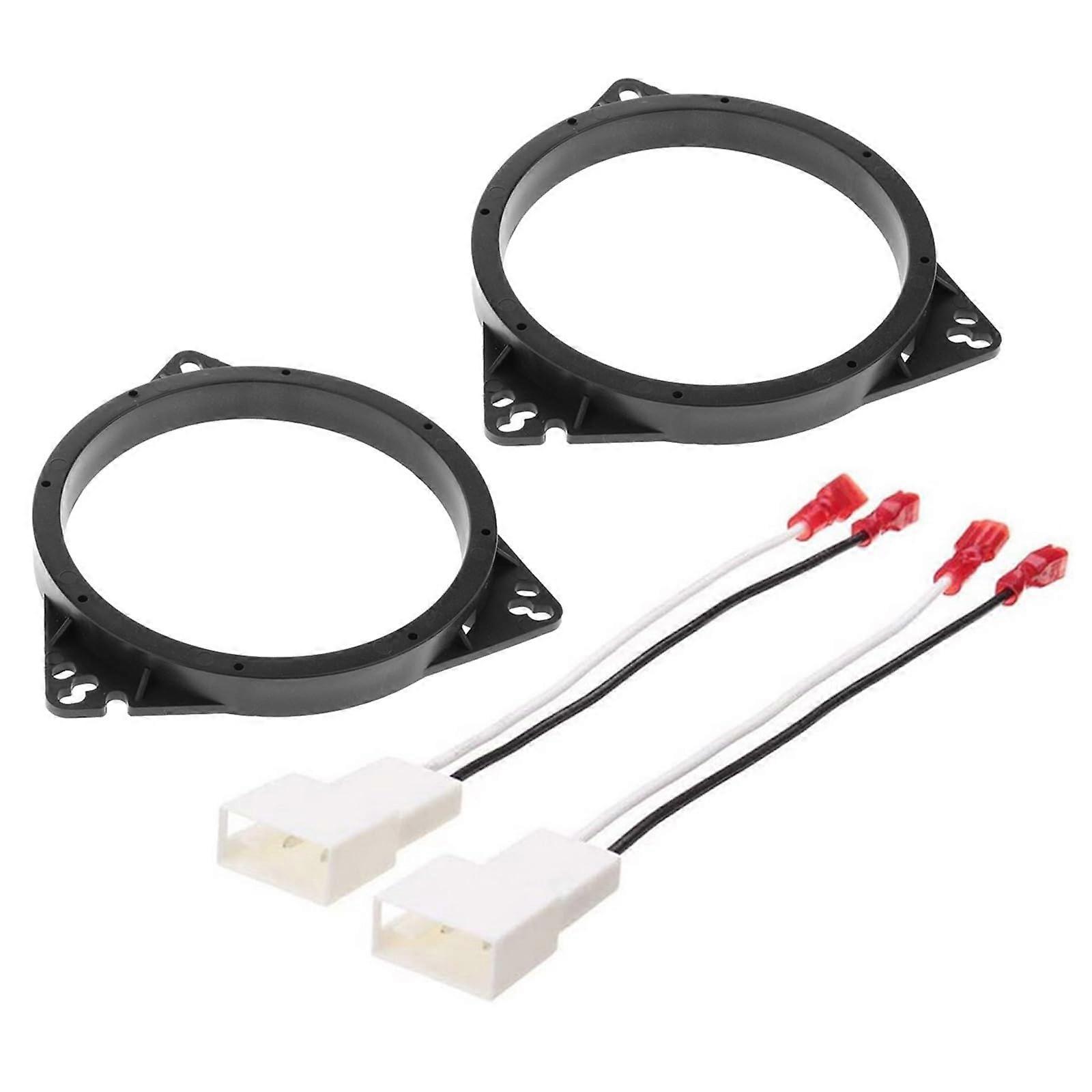 Car Stereo Spacer Rings with Horn Wire Harness for BYD, NoDrill Precise Fit Installation Kit