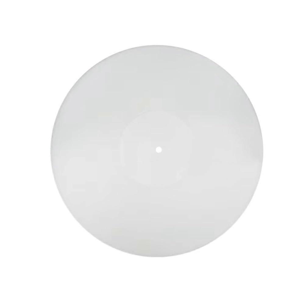 12 Inch AntiVibration Silicone Pad For LP Turntable  White NonSlip Rubber Mat For Isolation And Enhanced Sound