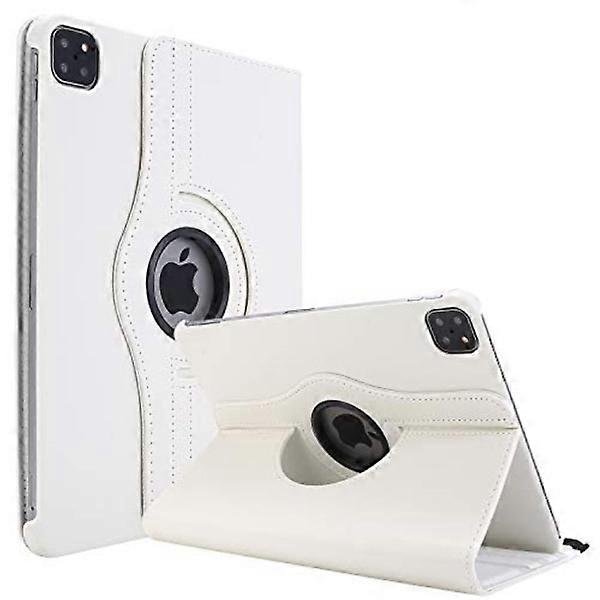 rotating case for compatible with iPad air 10.9 (2020) white white