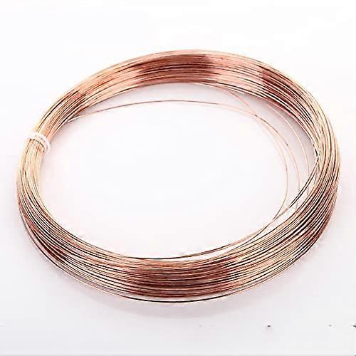 T2 Copper Wire 0.2-2mm Diameter 0.6mm Size 1 Meter Length for Electrical Projects and Crafting