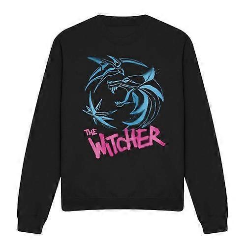 The Witcher Unisex Erwachsenen-Sweatshirt mit Spray-Cock-Graffiti