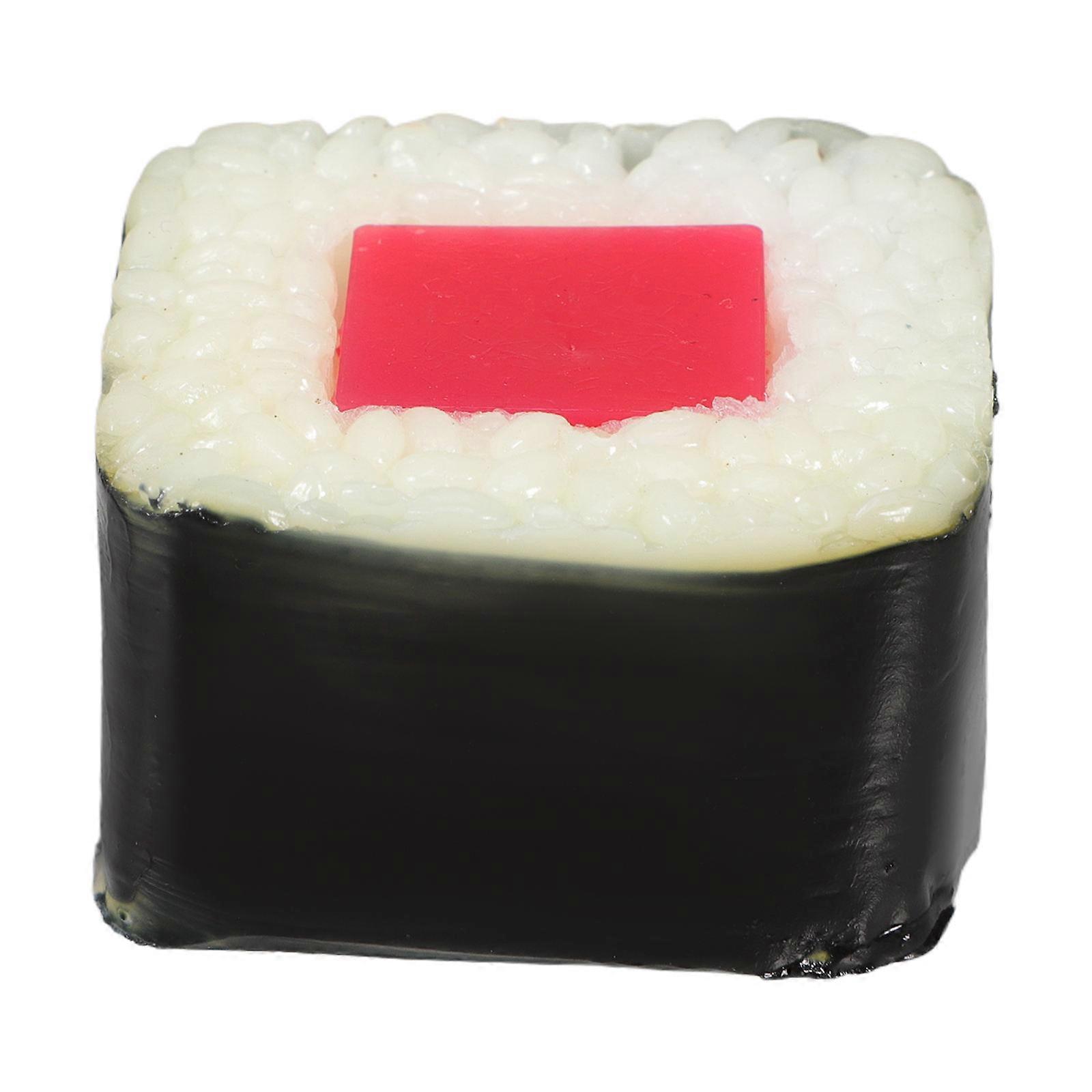Artificial Sushi Model Realistic Onigiri for Decor with PVC Material