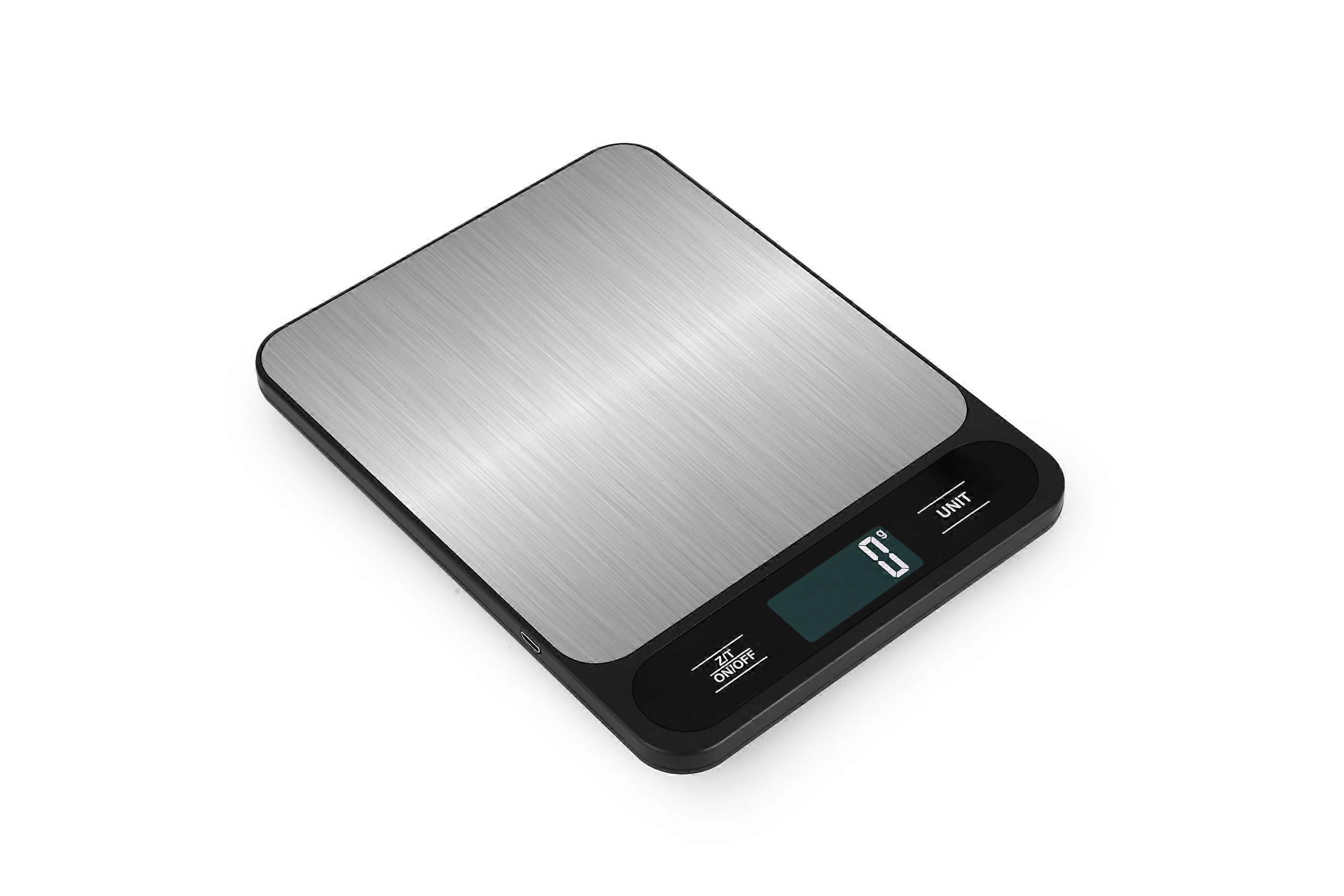 Digital Kitchen Scale 10kg  Accuracy Food Scale with Large LCD Display and MultiUnit Conversion