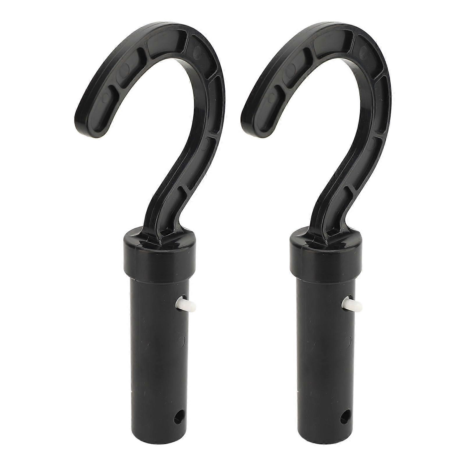 2Pcs Universal Pool Cleaner Hook for Telescopic Pole, Lightweight ABS Robotic Retrieval Attachment