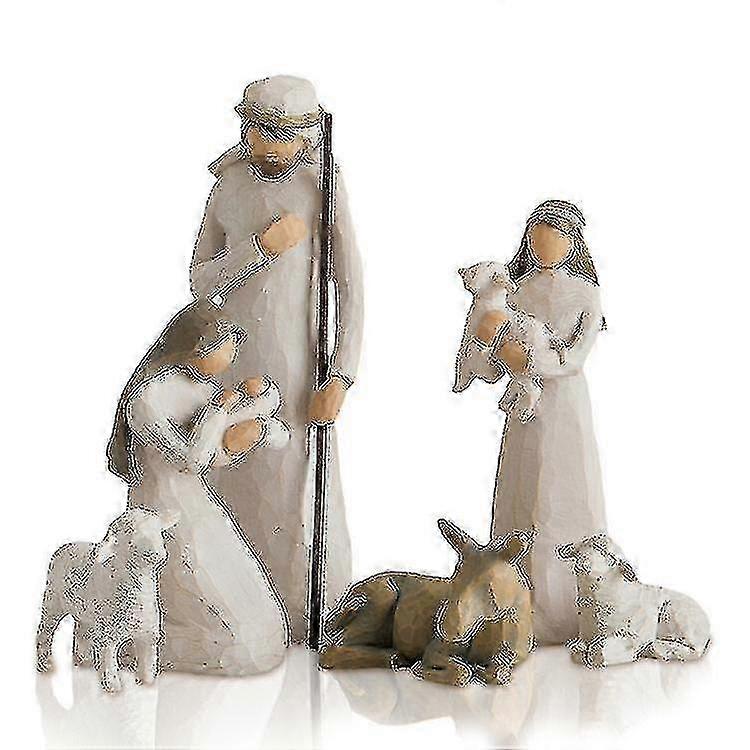 Tree Nativity Figurine 26s