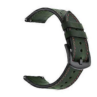 22mm Löcher echtes Leder Uhrenarmband Armband für Huawei Honor Magic Watch
