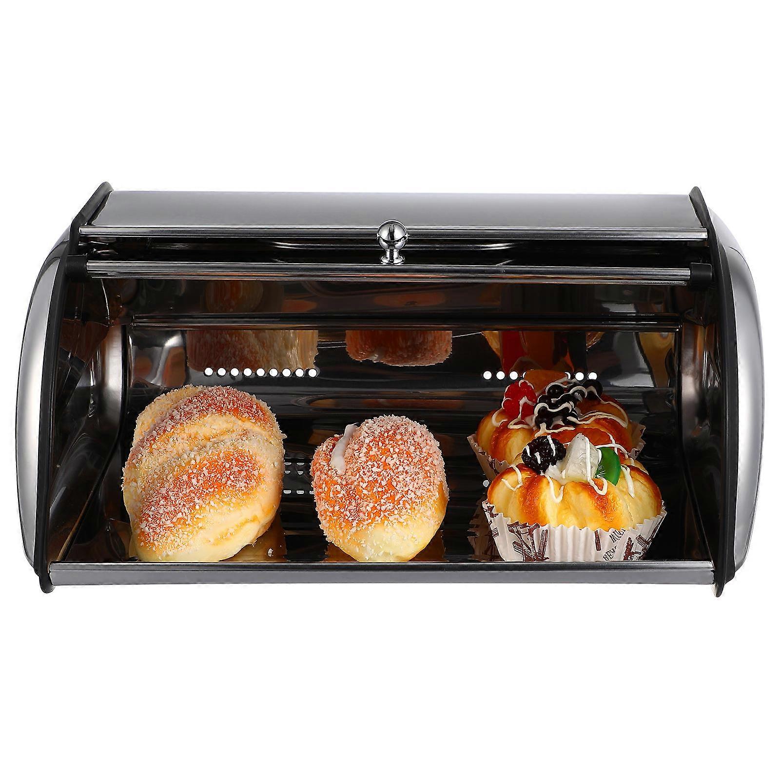 Stainless Bread Holder Multi-Function Bread Container for Household Use