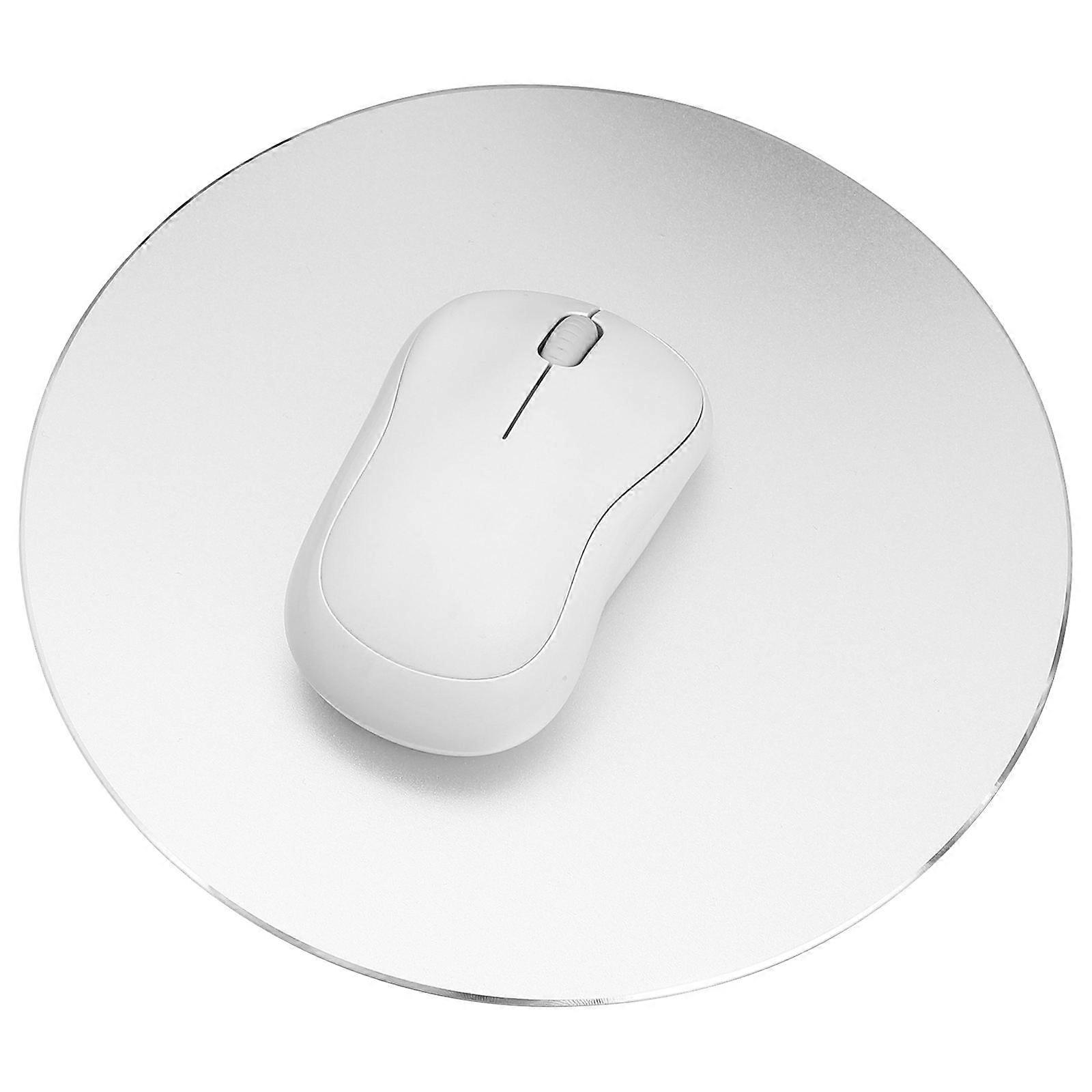 Metal Mouse Pad Round Aluminum Mouse Mat for 4Pcs Computer Use