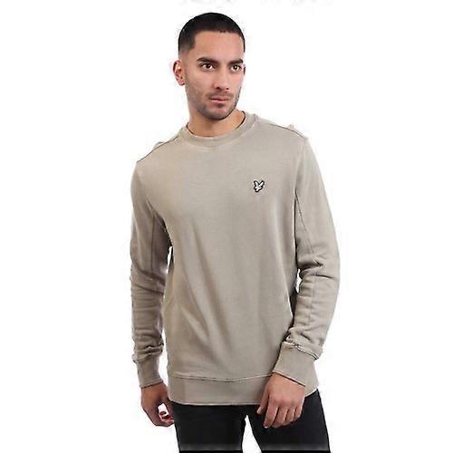 Lyle & Scott Mens Natural Dyed Crew Neck Sweatshirt