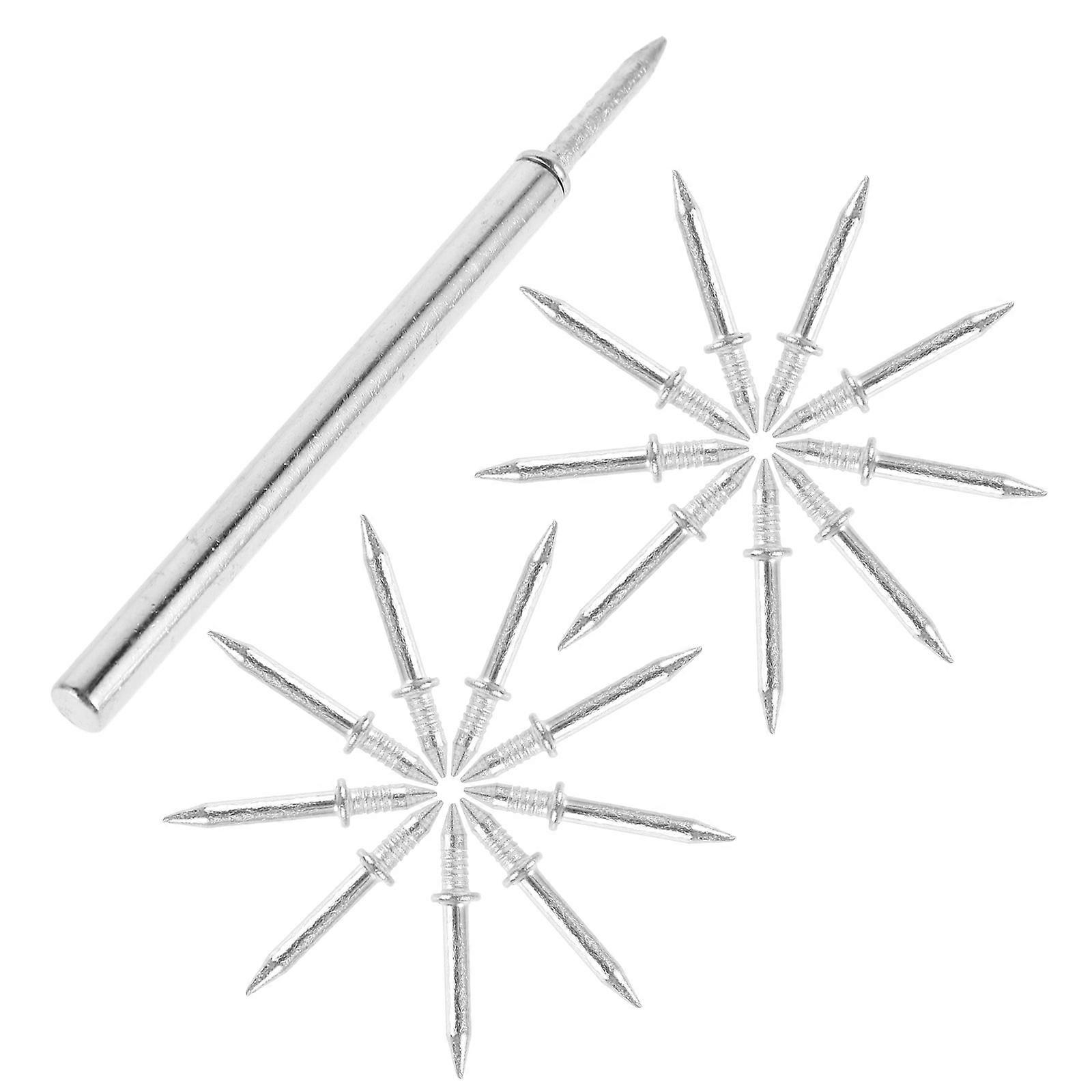 Seamless Skirting Thread Nails Double Head for Home Use 1Set