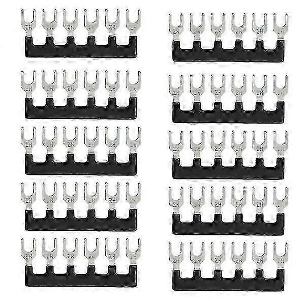 2025 2x 10x Fork Type Pre Insulated Terminal Block